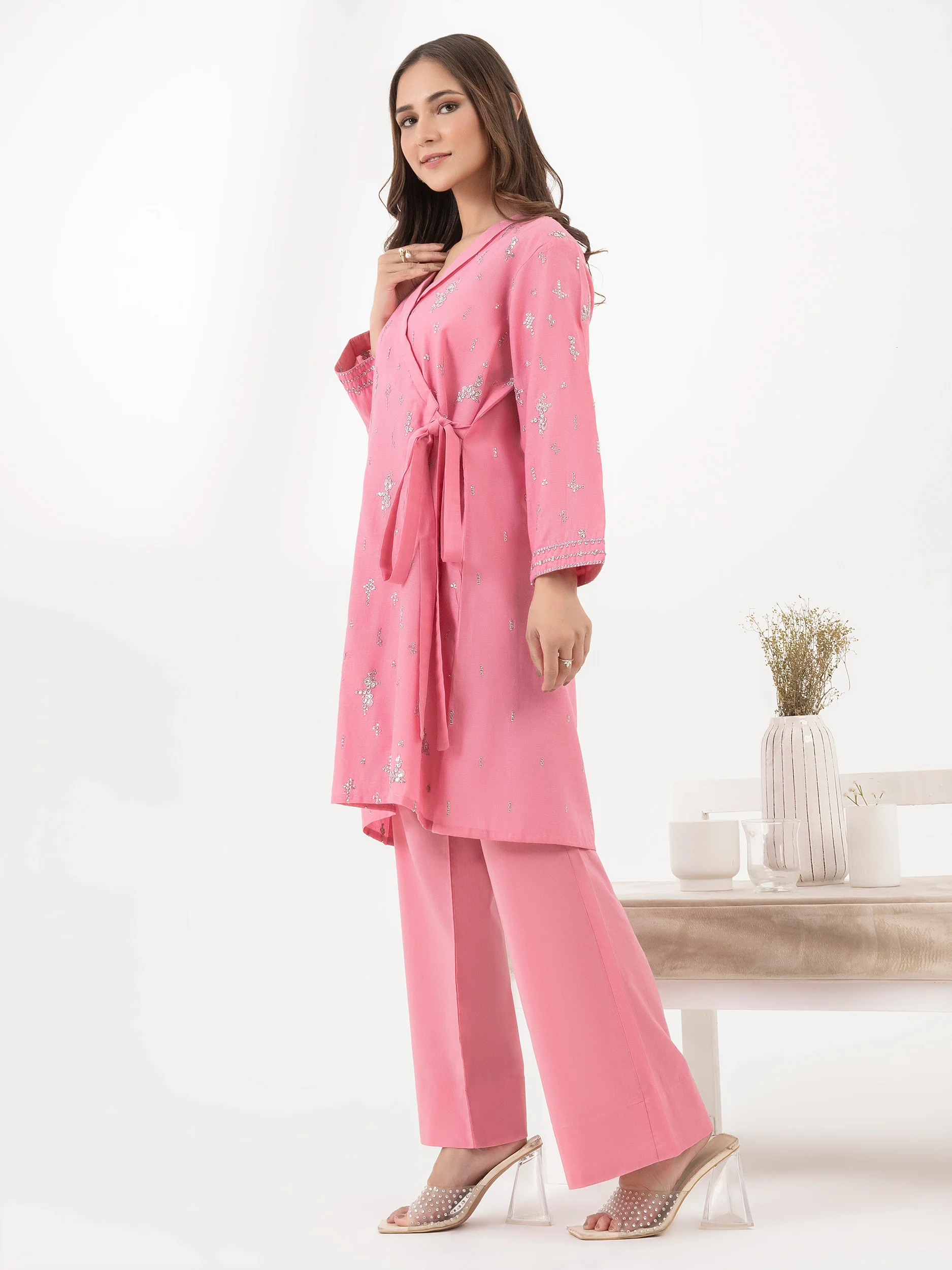 2 Piece Missouri Suit-Embroidered (Pret) - Image 3