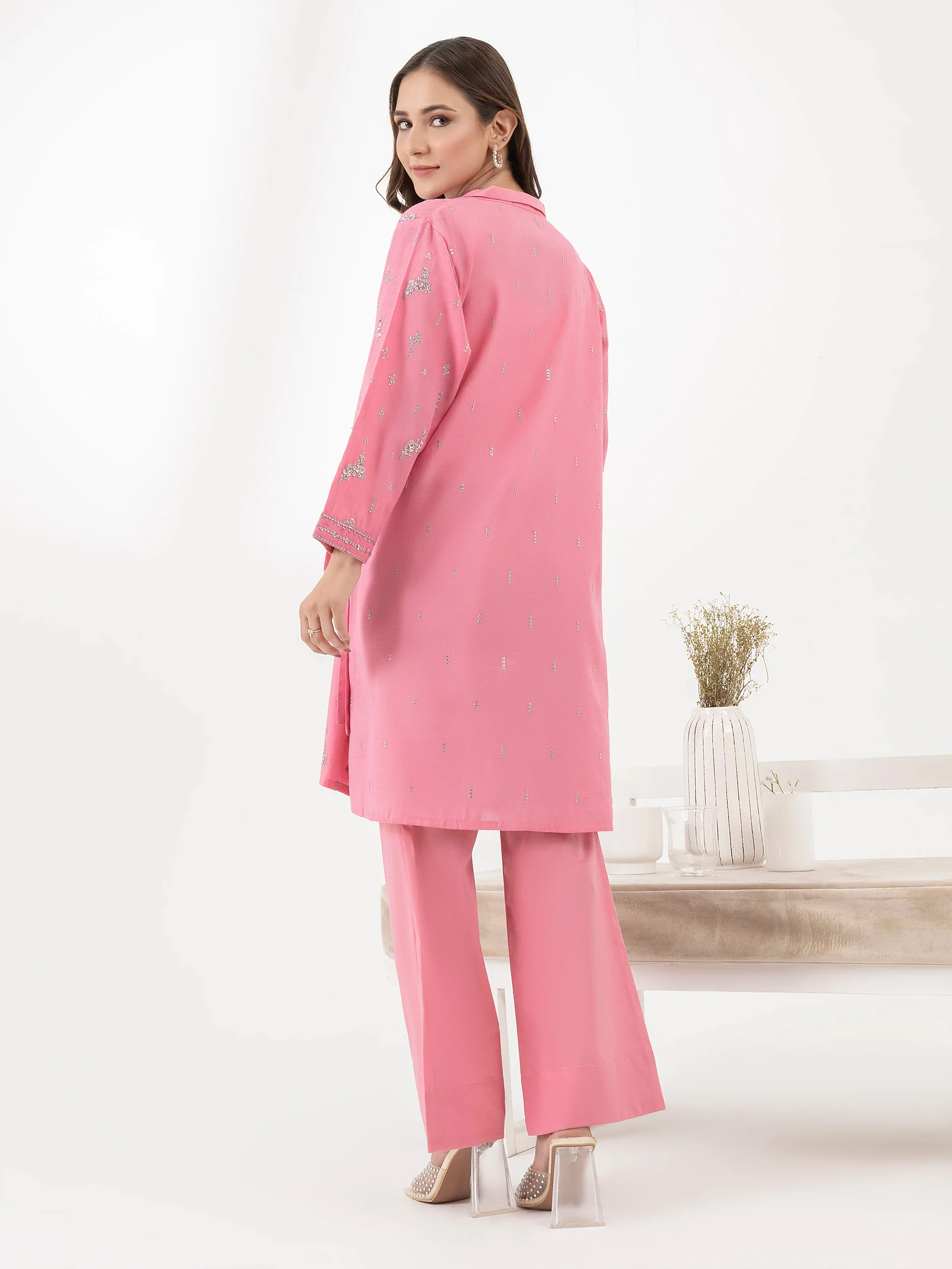 2 Piece Missouri Suit-Embroidered (Pret) - Image 5