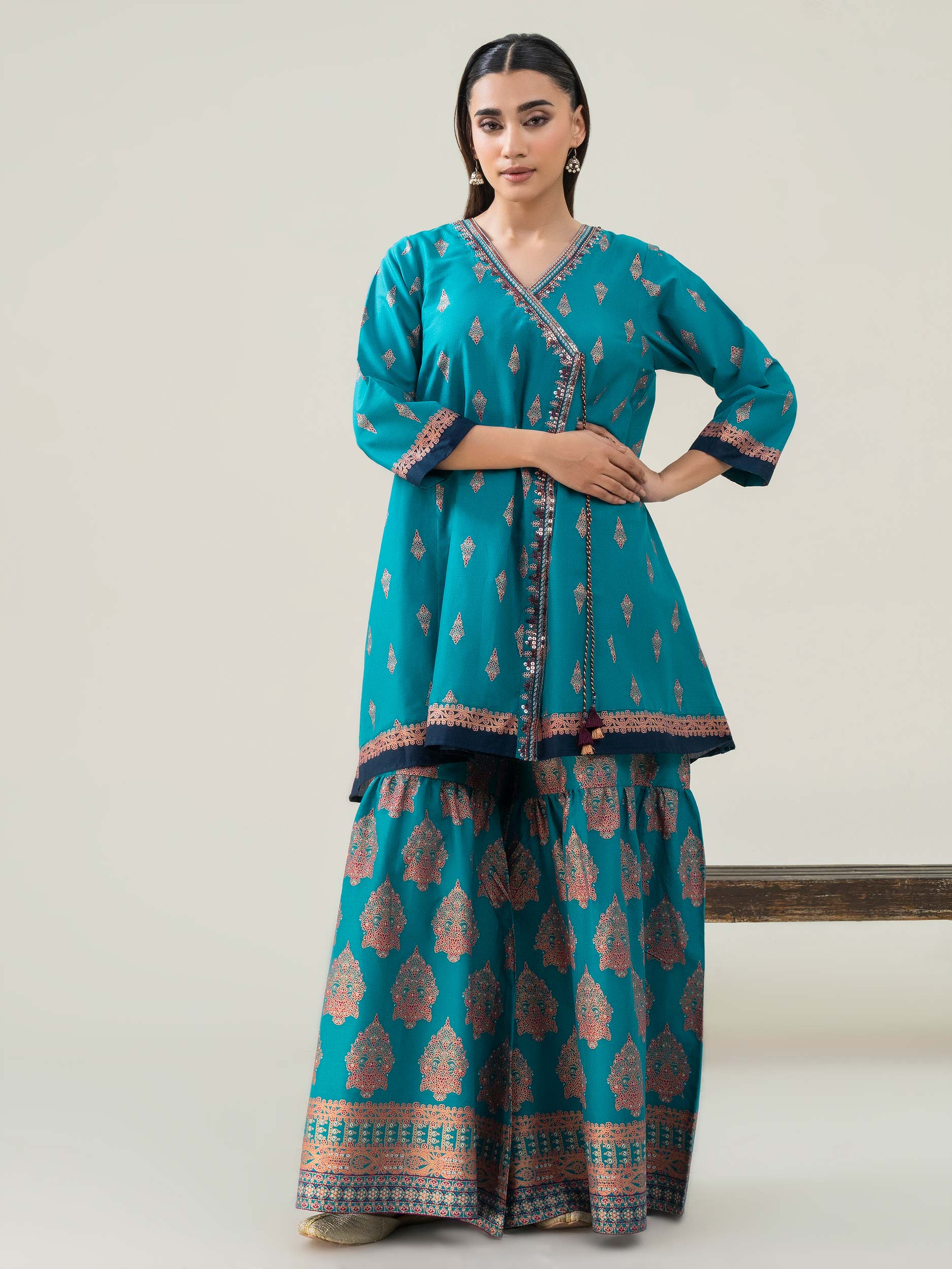 2 Piece Lawn Suit-Embroidered (Pret) - Image 3
