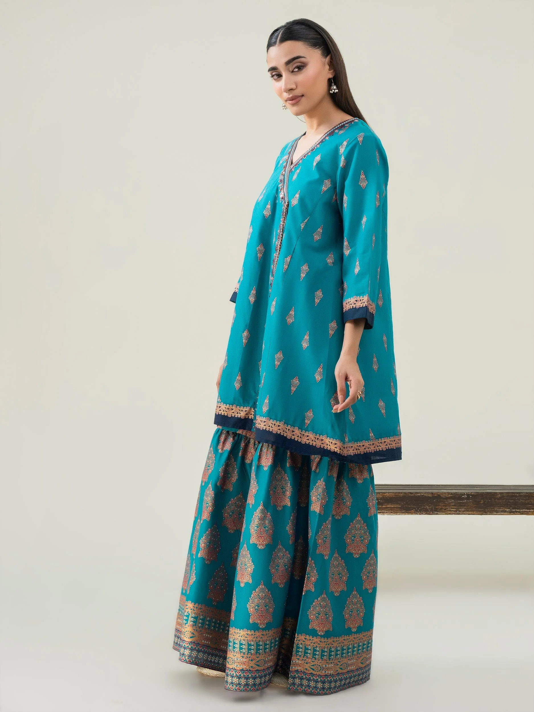 2 Piece Lawn Suit-Embroidered (Pret) - Image 4