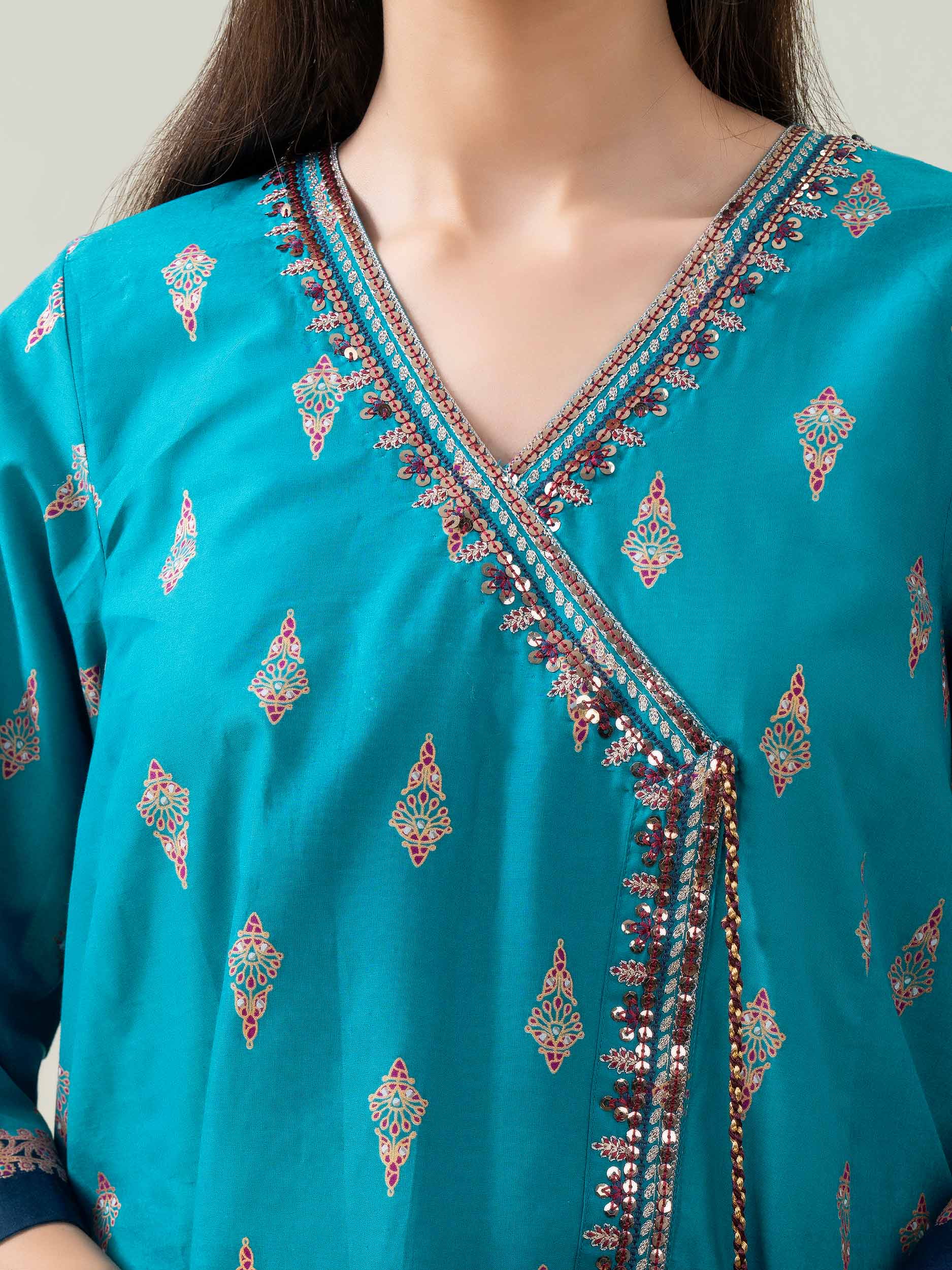 2 Piece Lawn Suit-Embroidered (Pret) - Image 6