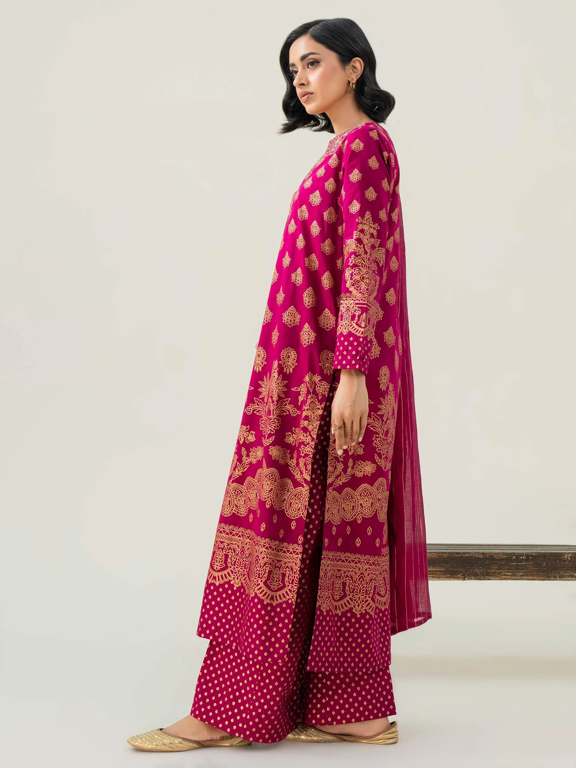 3 Piece Lawn Suit-Embroidered (Pret) - Image 3