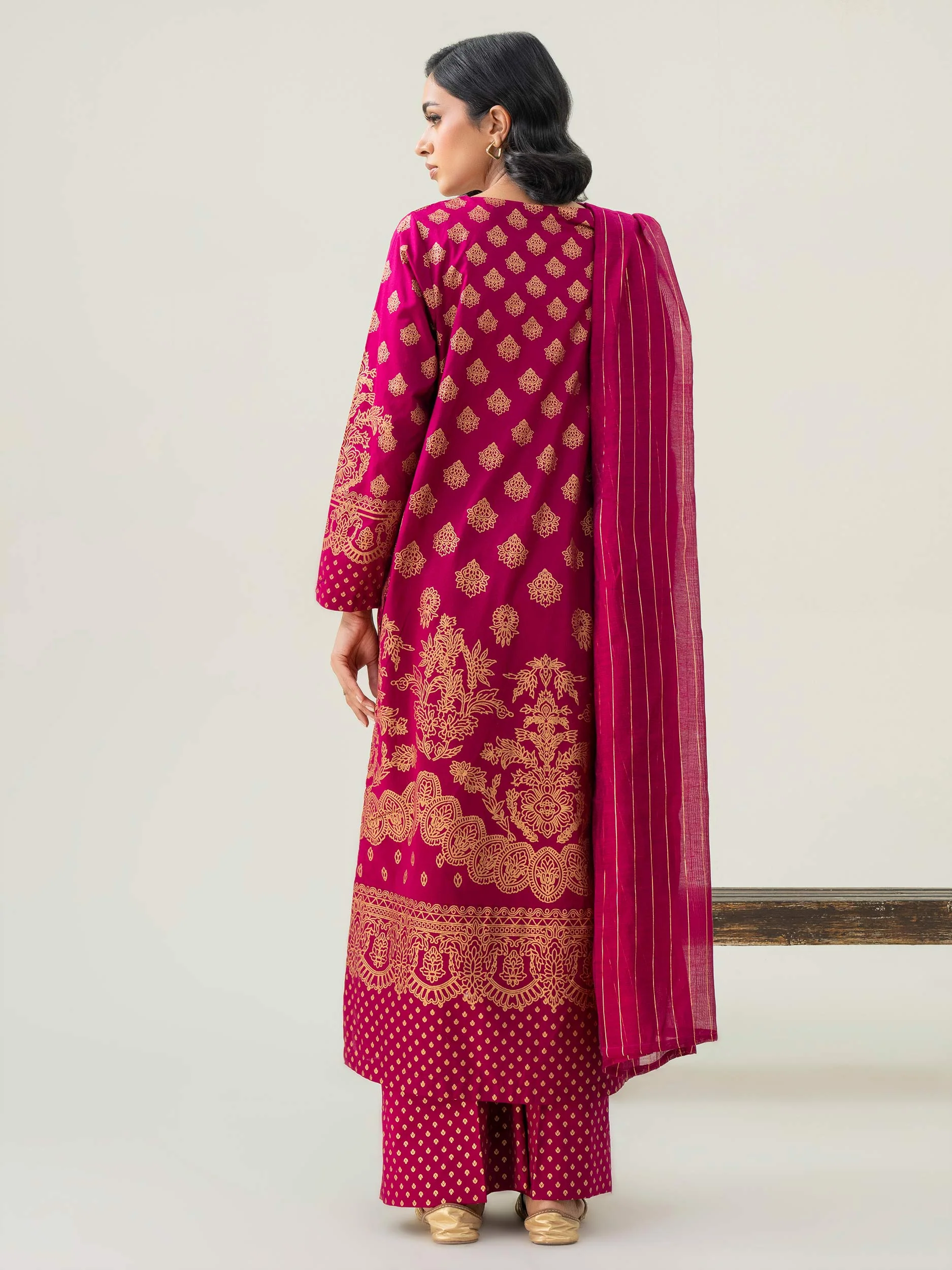 3 Piece Lawn Suit-Embroidered (Pret) - Image 4