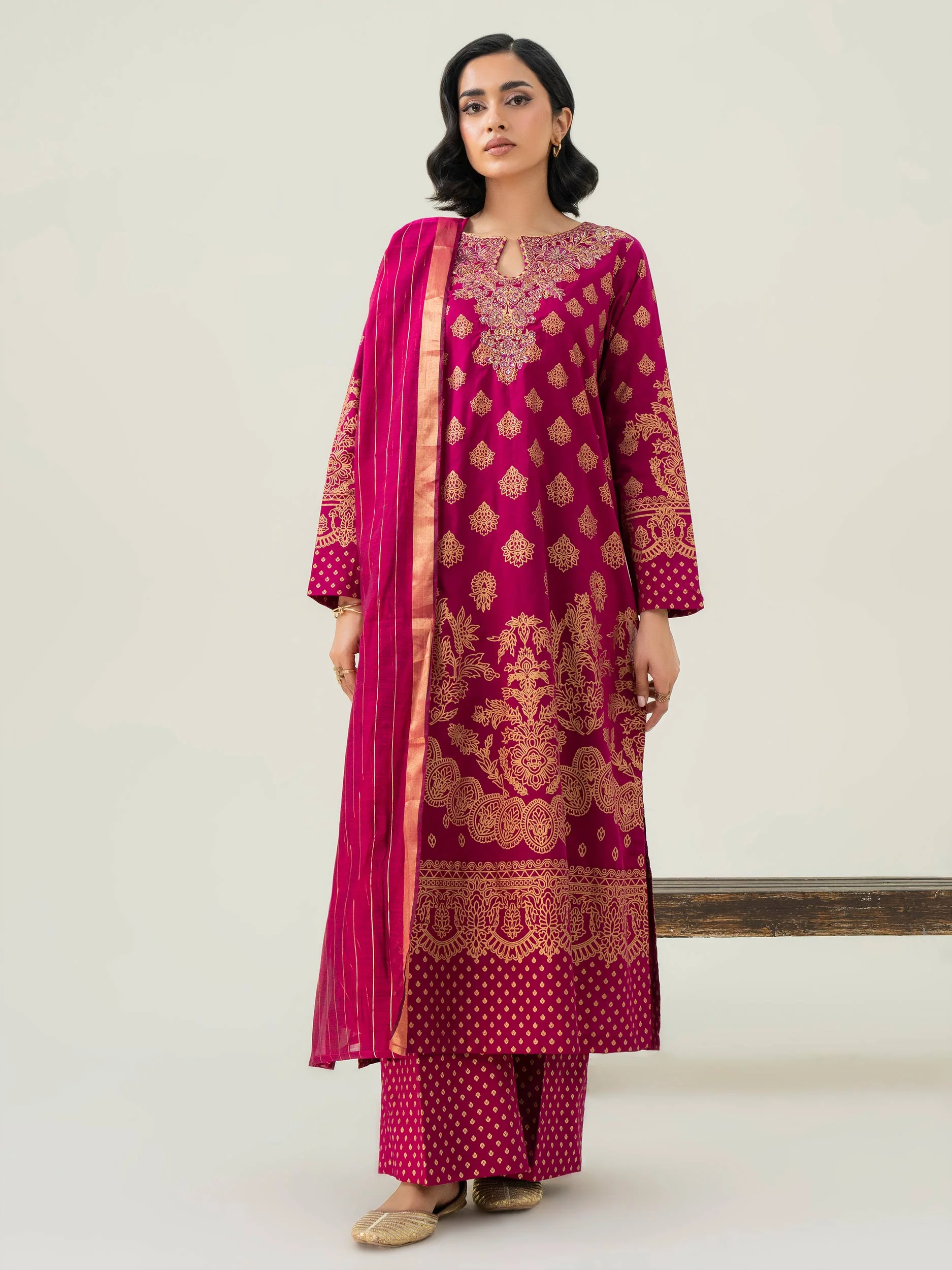 3 Piece Lawn Suit-Embroidered (Pret) - Image 6