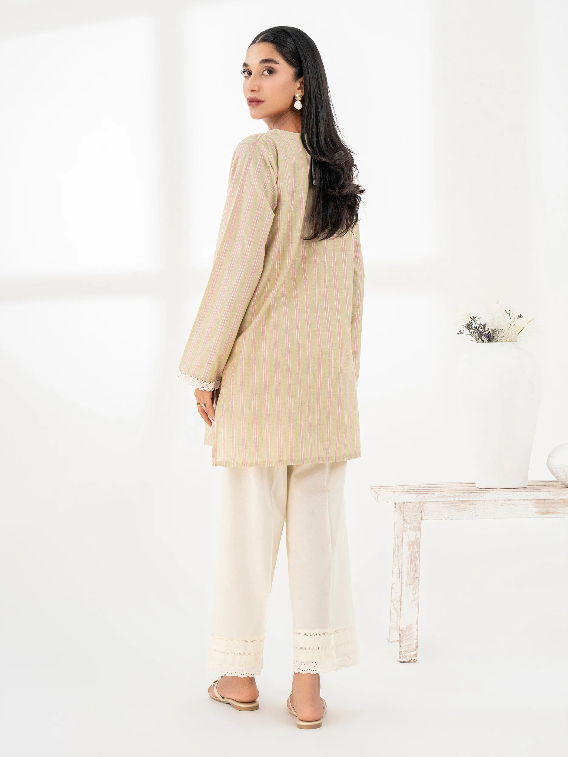 Yarn Dyed Kurti-Embroidered (Pret) - Image 5
