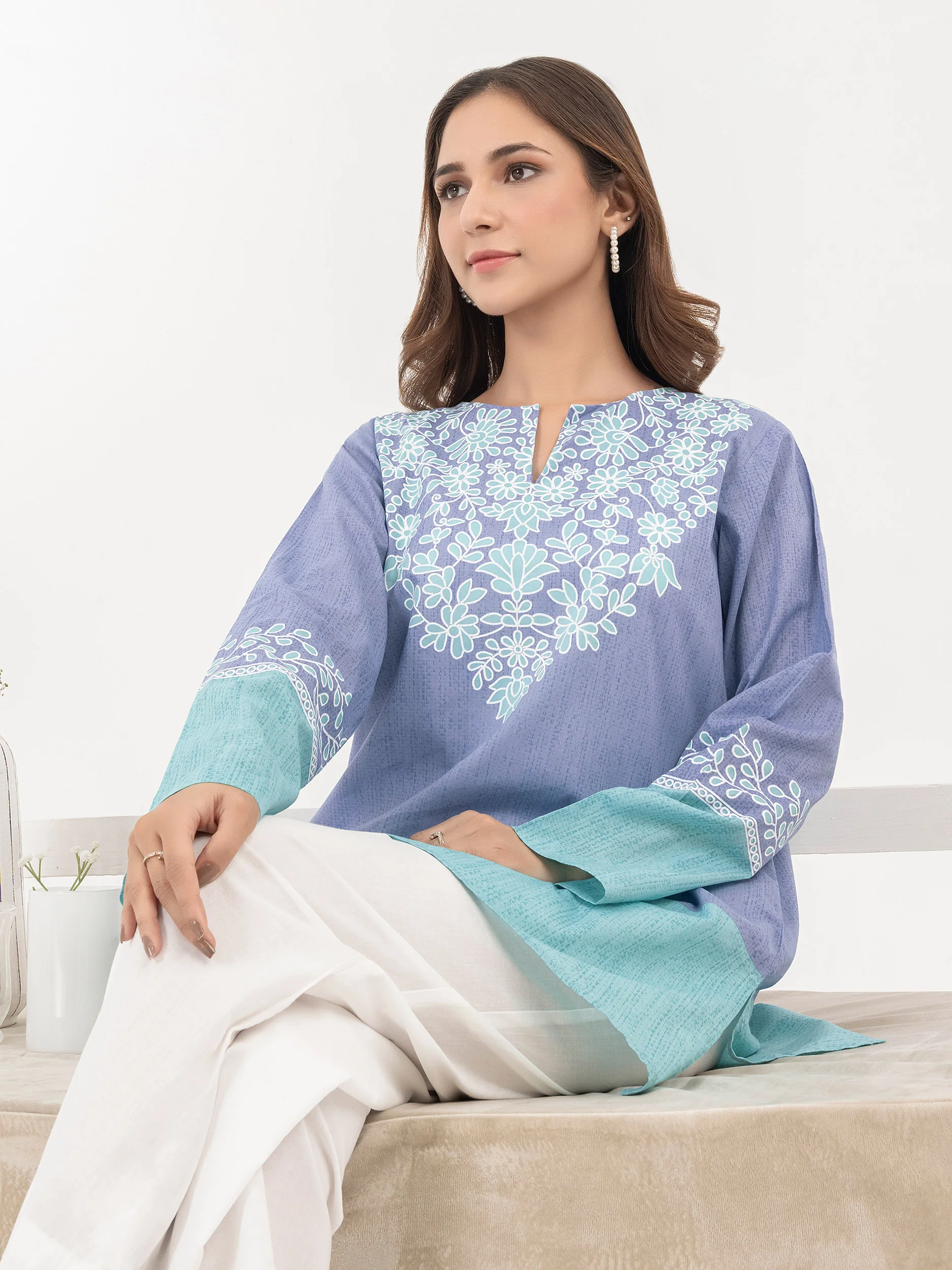 Lawn Kurti-Printed (Pret) - Image 3