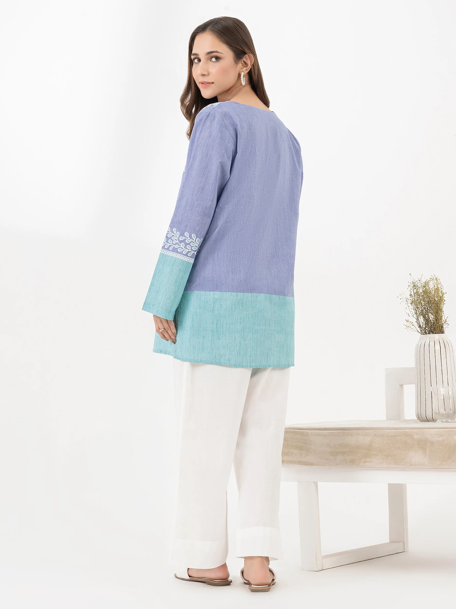 Lawn Kurti-Printed (Pret) - Image 5