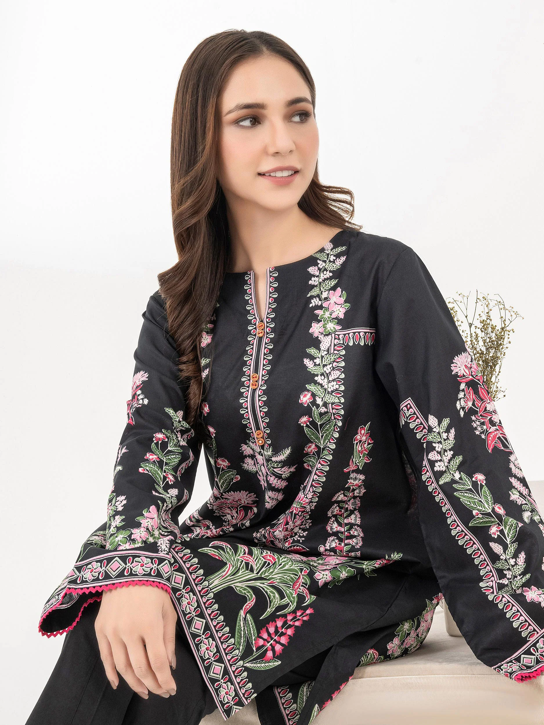 Lawn Kurti-Printed (Pret) - Image 2