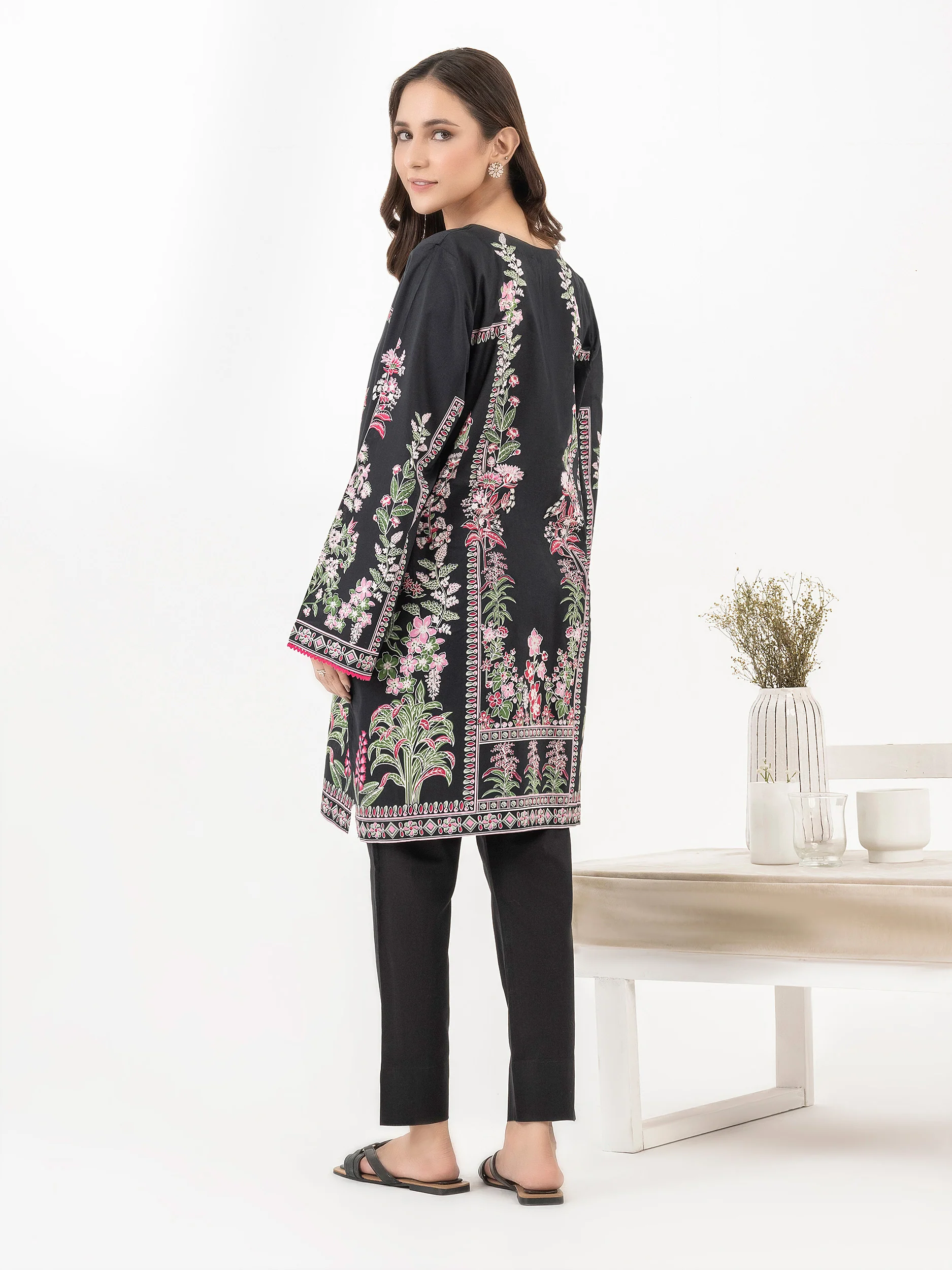 Lawn Kurti-Printed (Pret) - Image 5