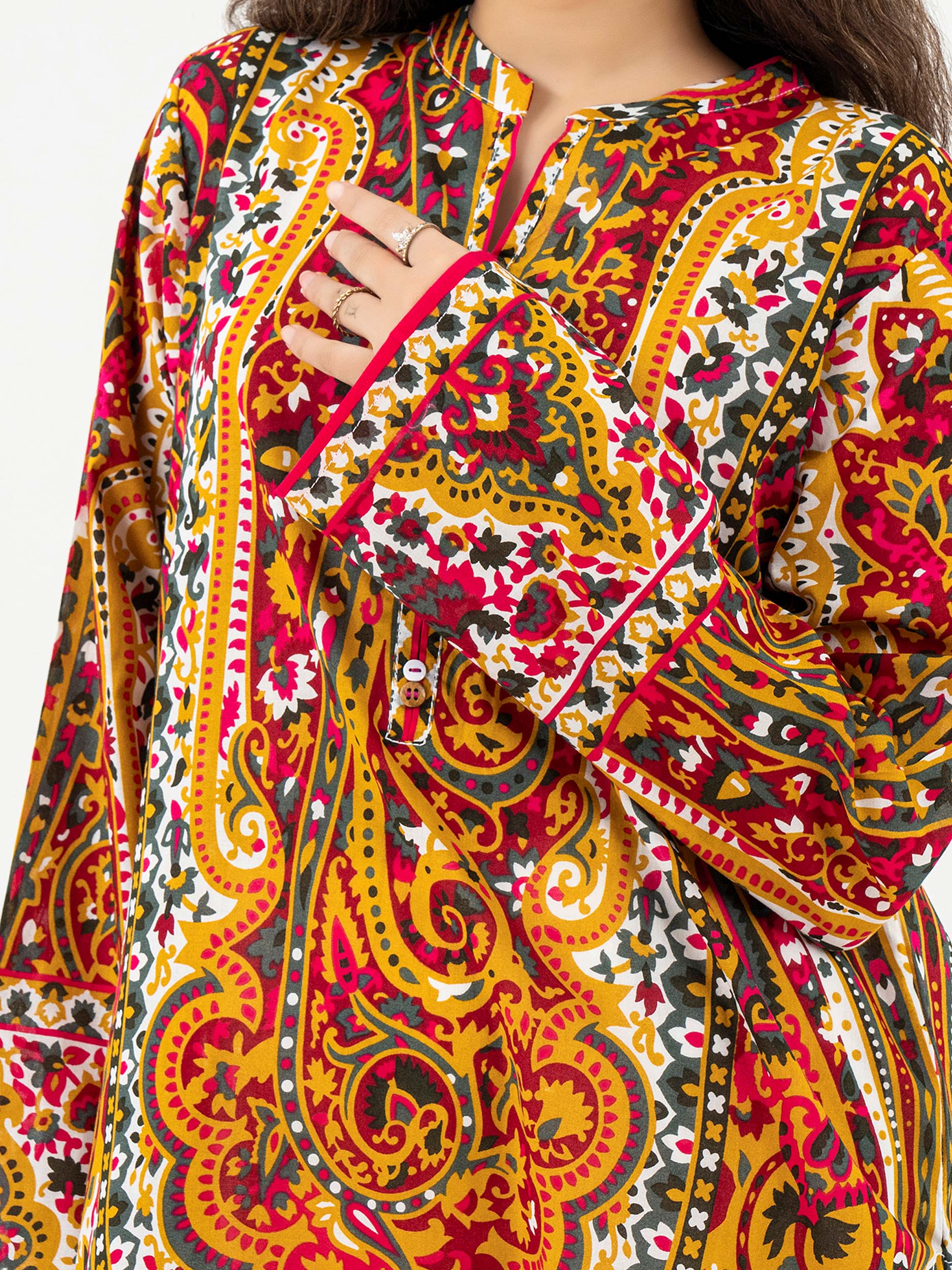 Lawn Kurti-Printed (Pret) - Image 6