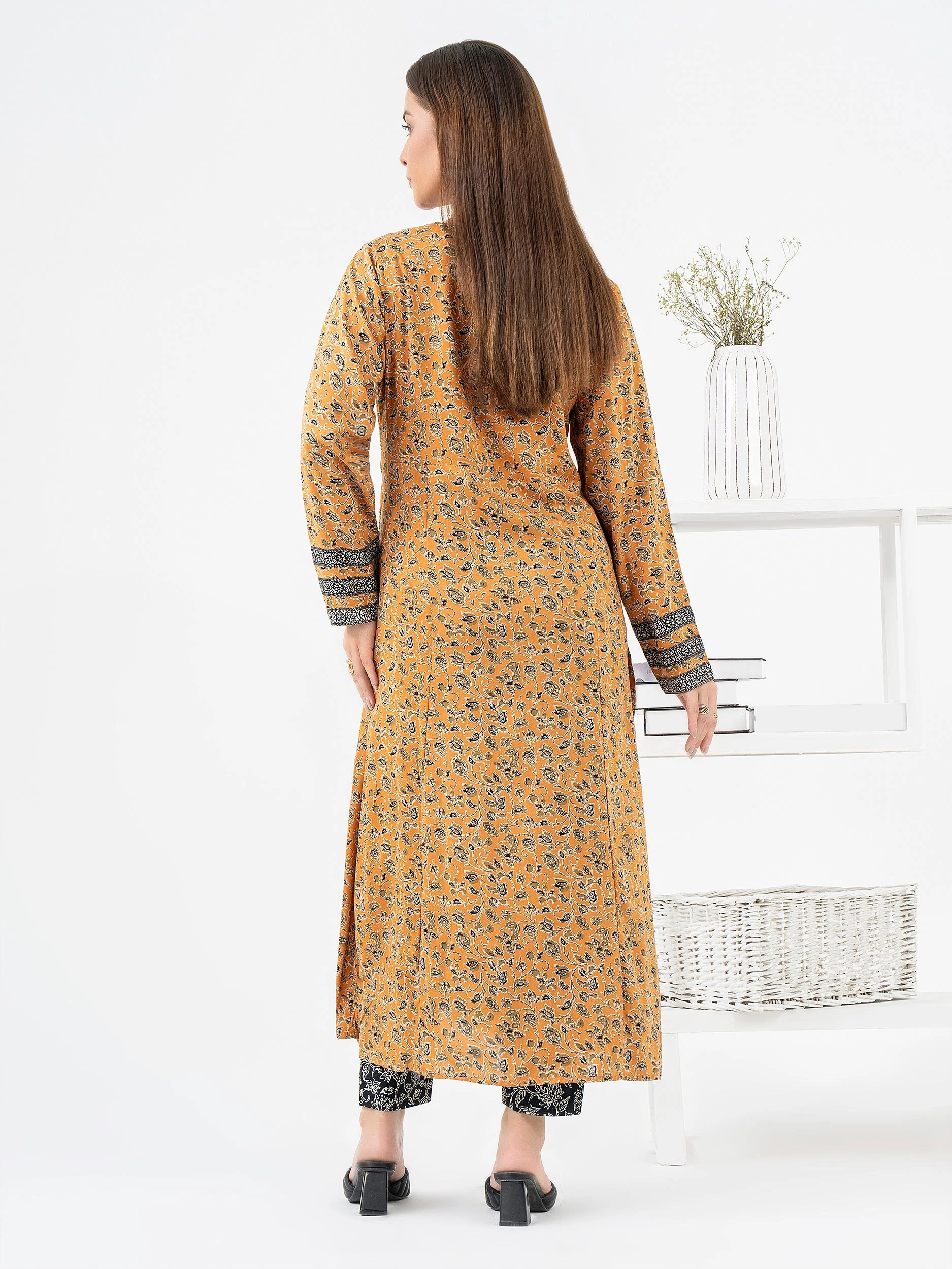 2 Piece Viscose Suit-Printed (Pret) - Image 6
