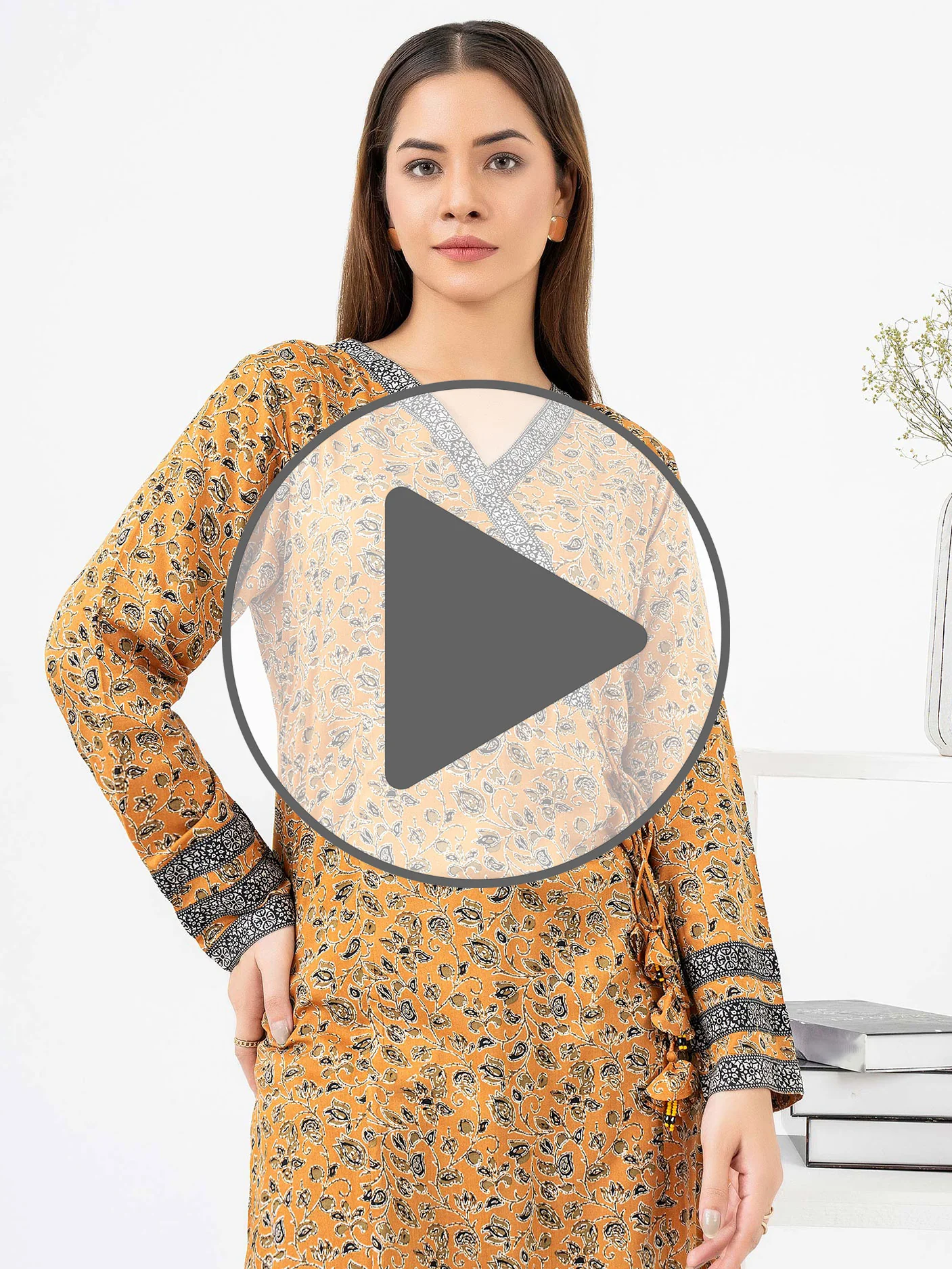 2 Piece Viscose Suit-Printed (Pret) - Image 7