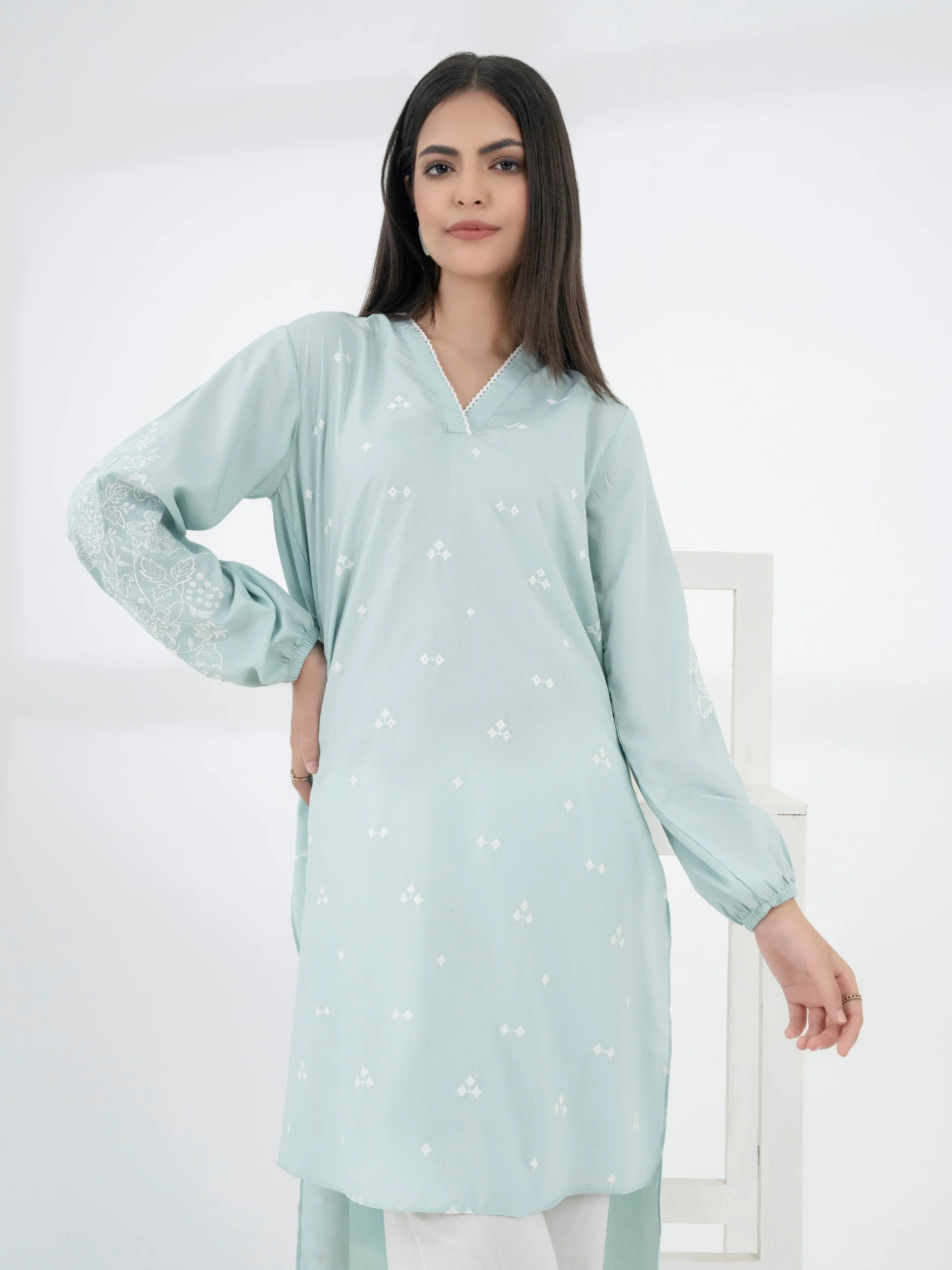 Viscose Shirt-Embroidered (Pret) - Image 3