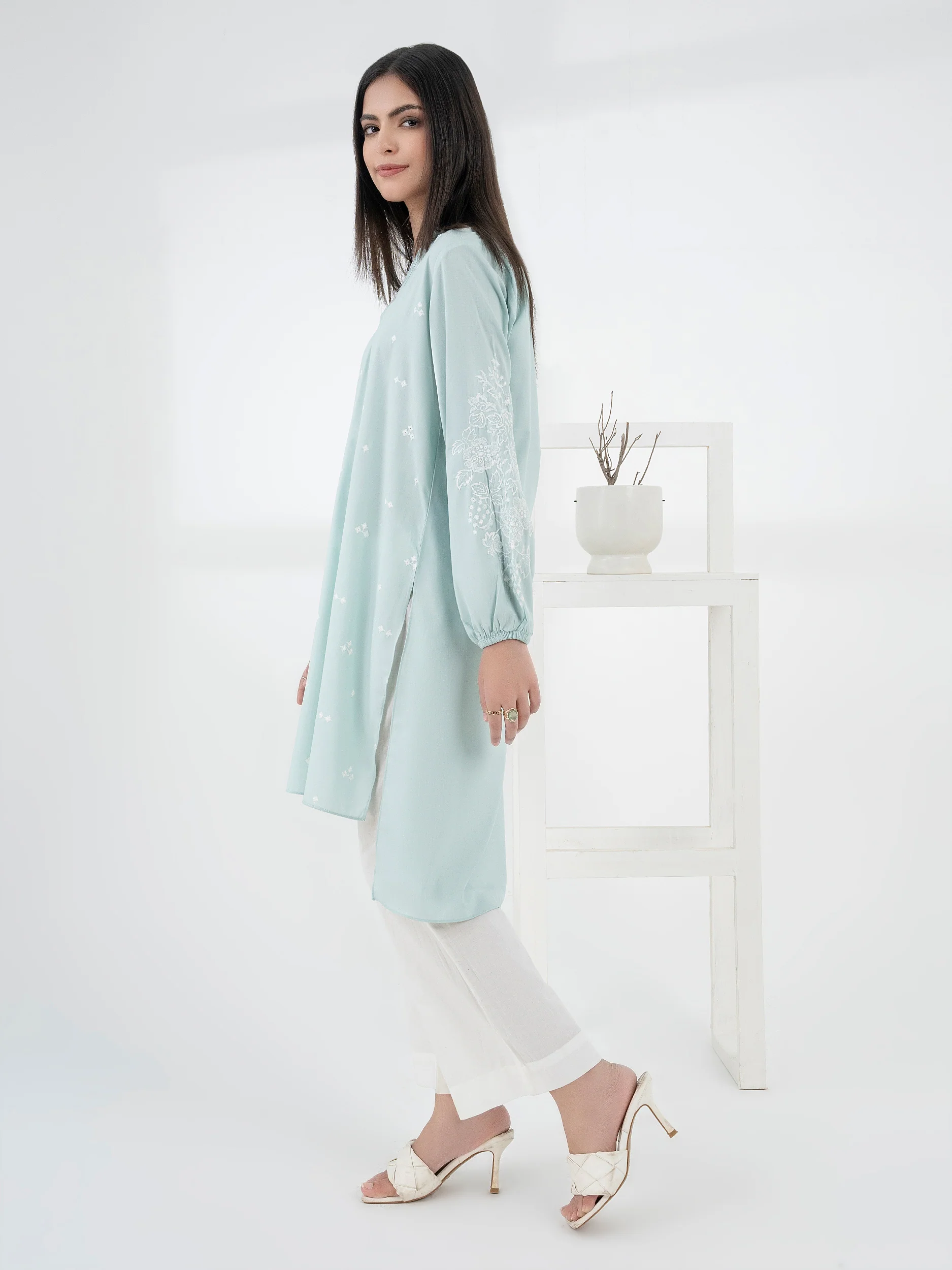 Viscose Shirt-Embroidered (Pret) - Image 4