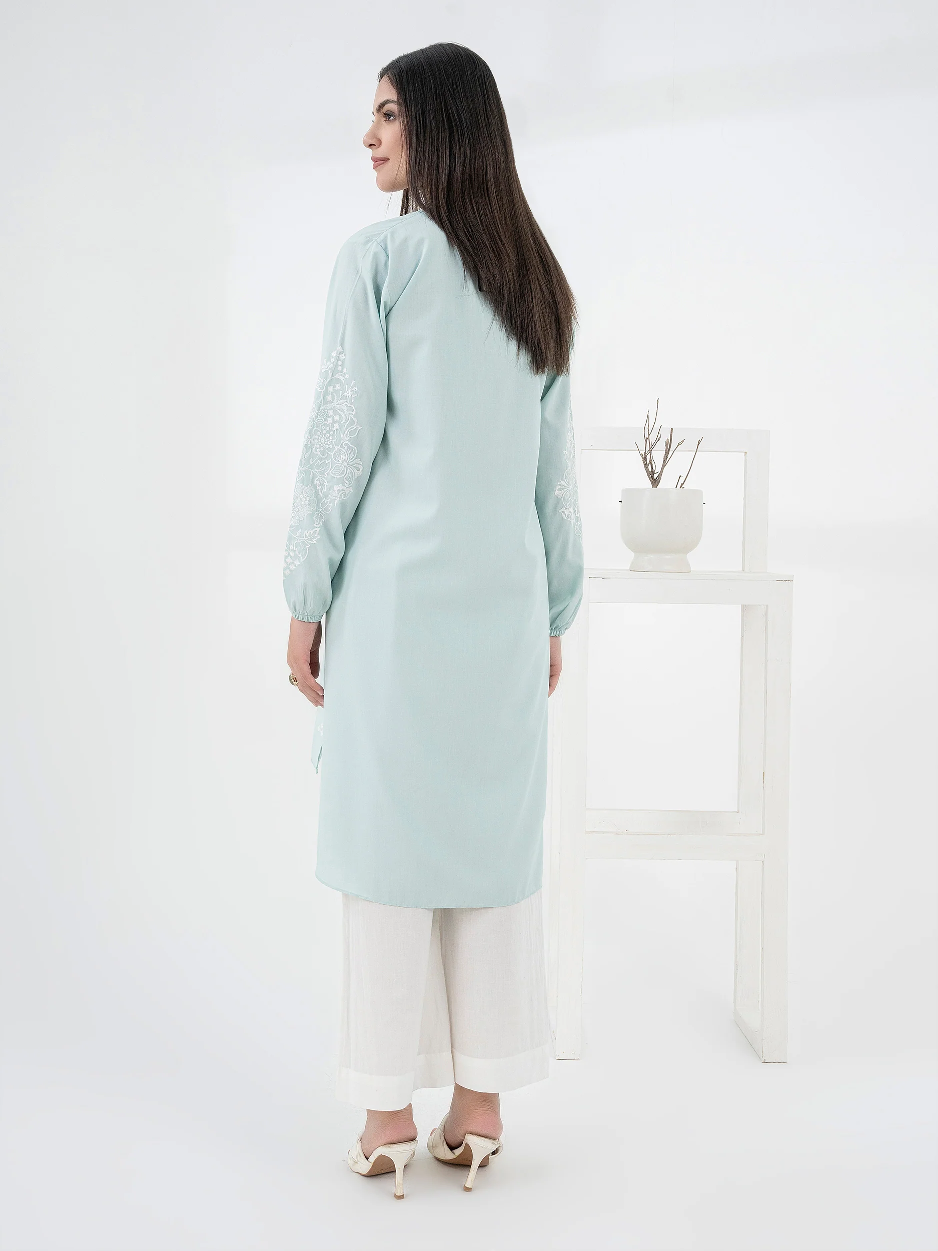 Viscose Shirt-Embroidered (Pret) - Image 5