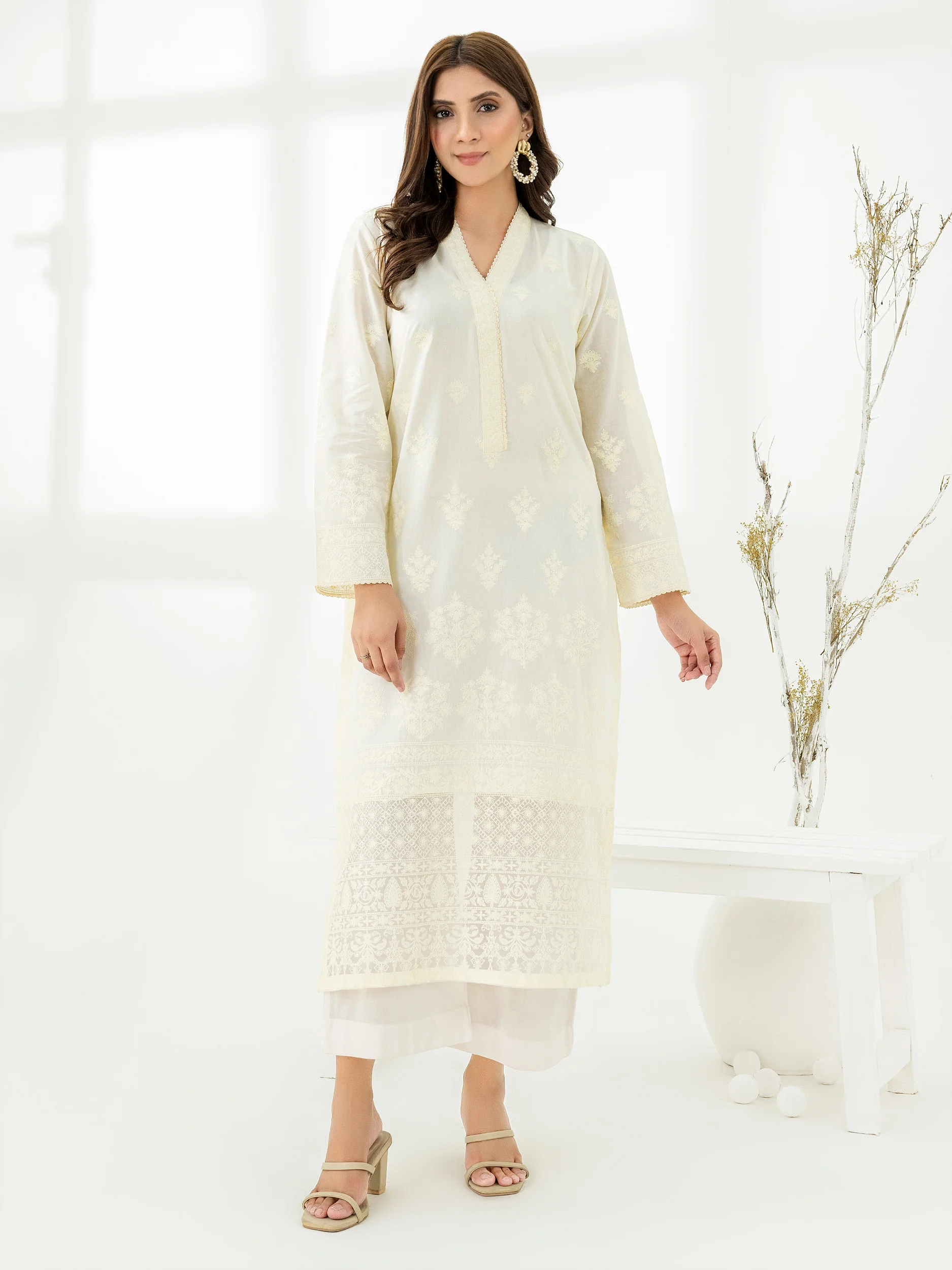 Cambric Shirt-Embroidered (Pret) - Image 2