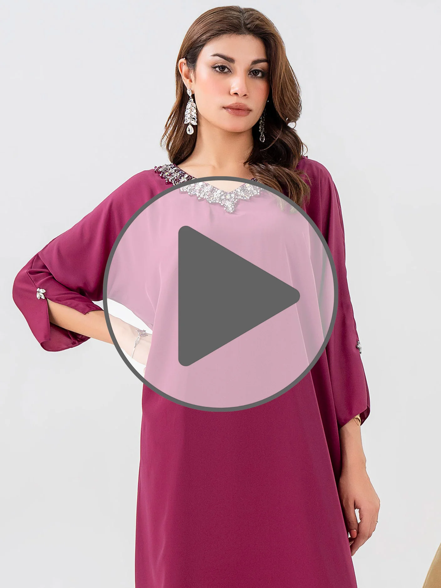 2 Piece Silk Suit-Embellished (Pret) - Image 7
