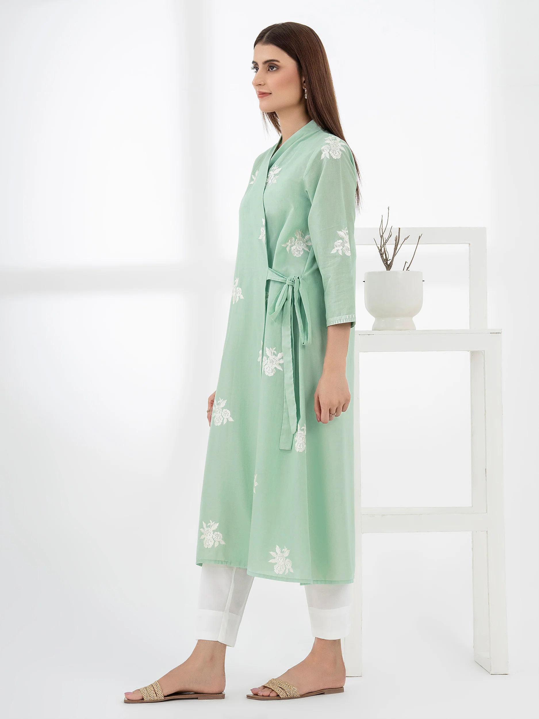 Cambric Shirt-Embroidered (Pret) - Image 3