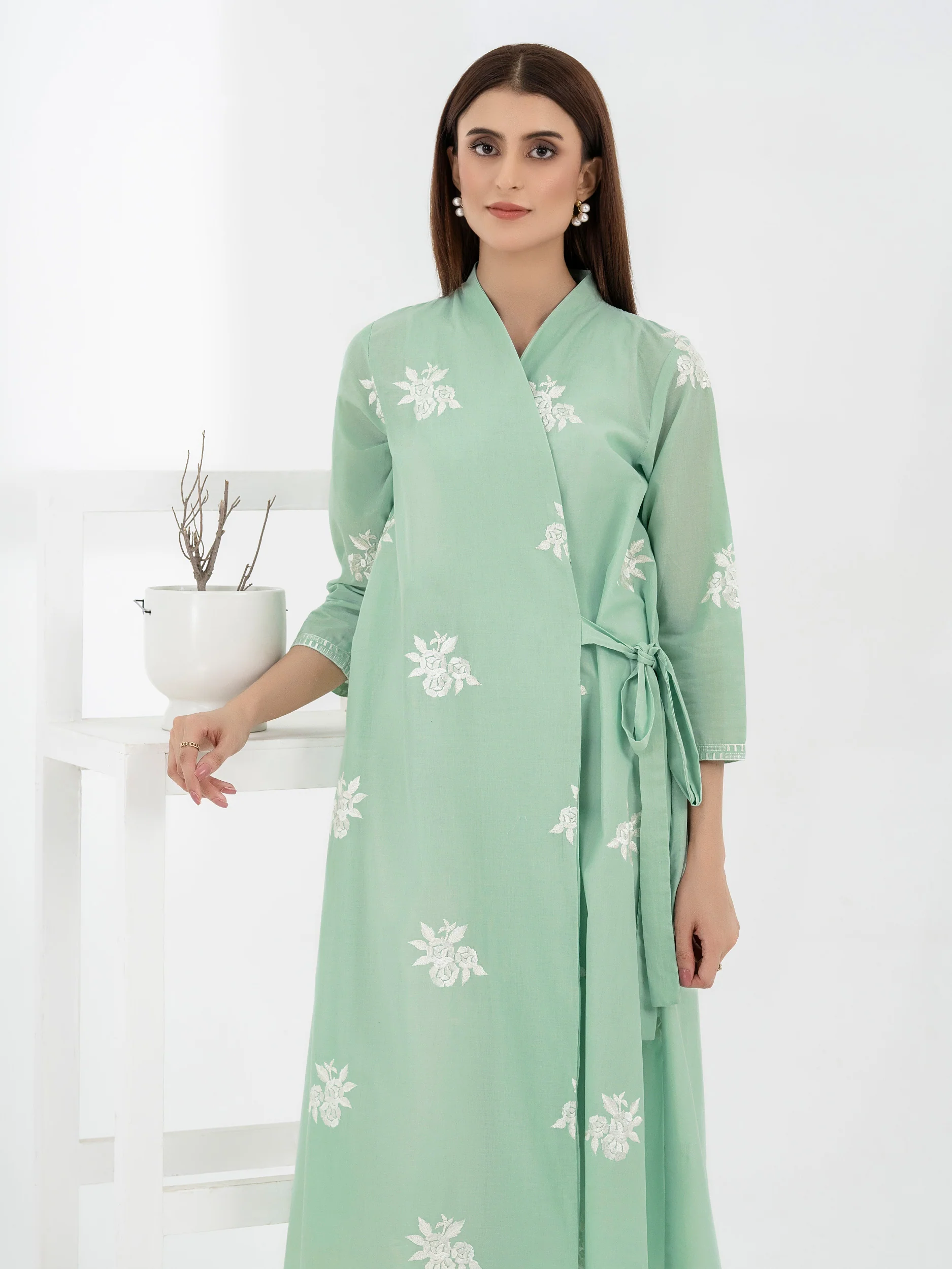 Cambric Shirt-Embroidered (Pret) - Image 4