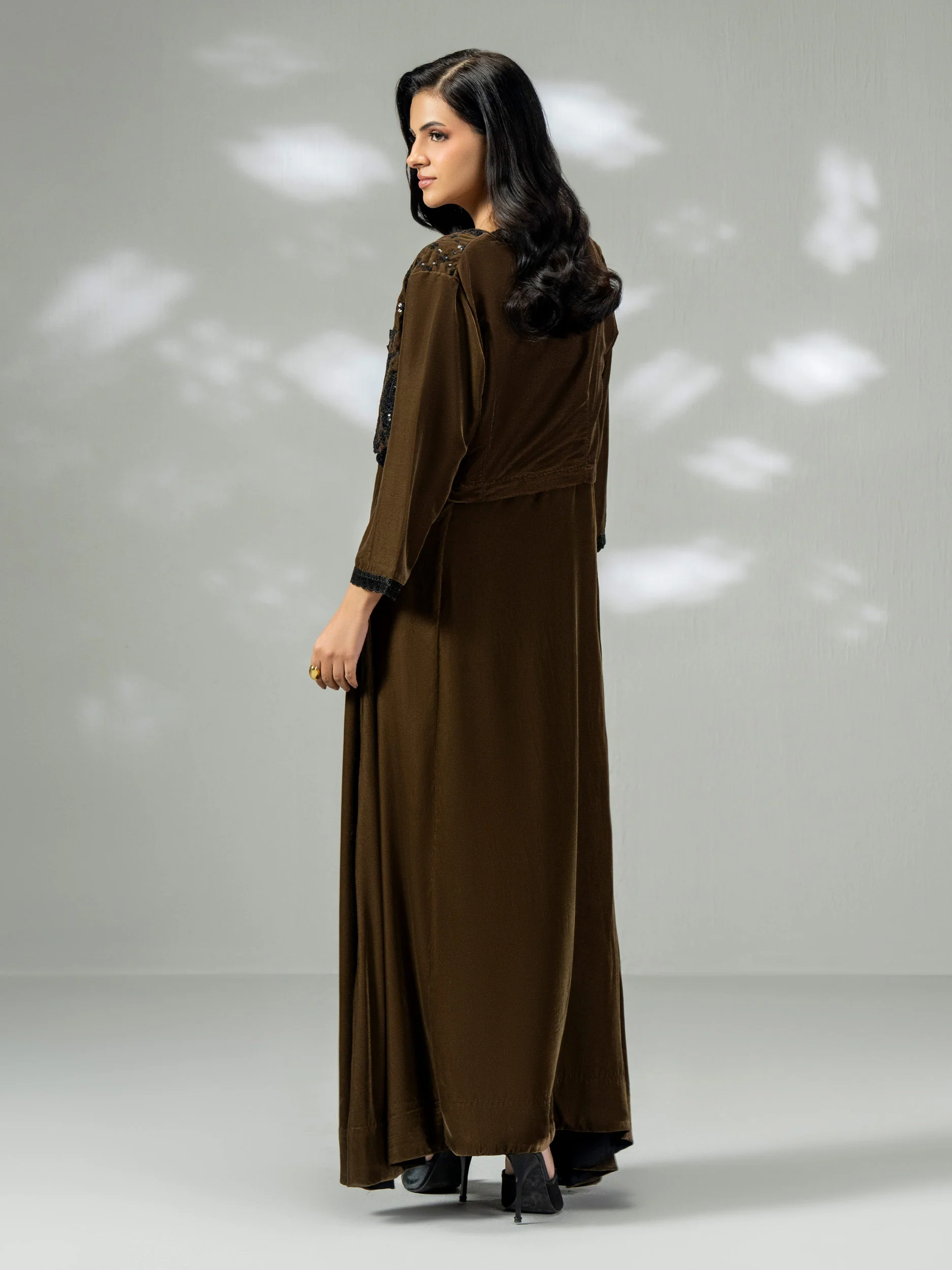 Velvet Bolero Dress (Pret) - Image 4