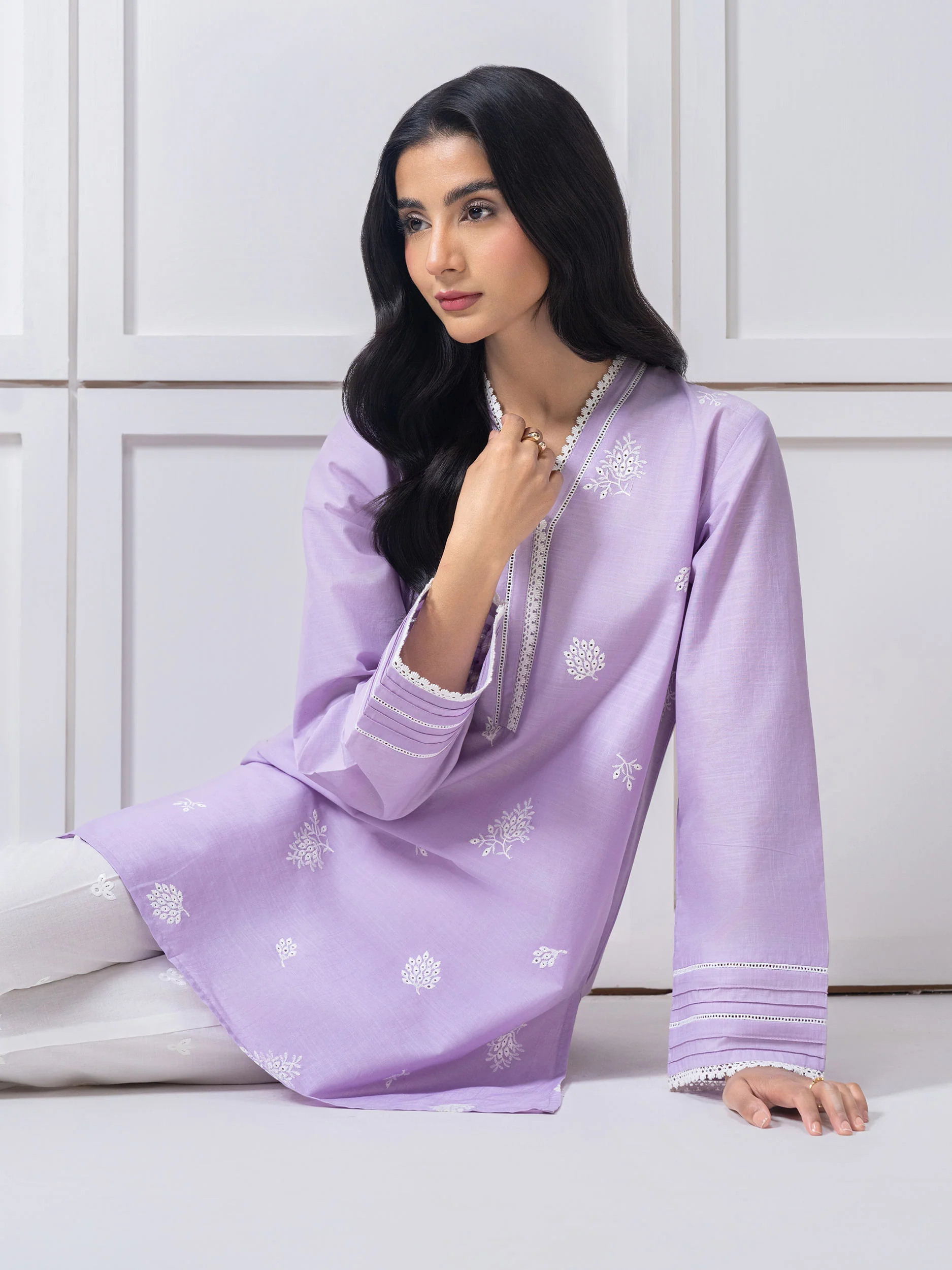 Lawn Kurti-Embroidered (Pret) - Image 2