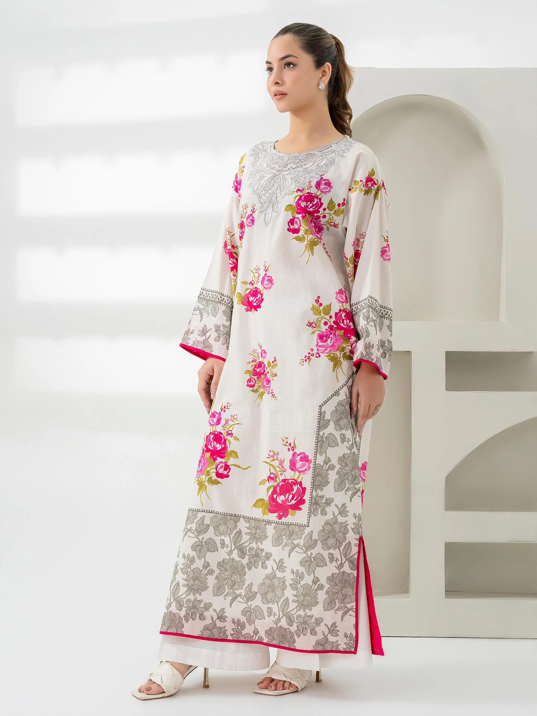 Khaddar Shirt-Embroidered (Pret) - Image 5