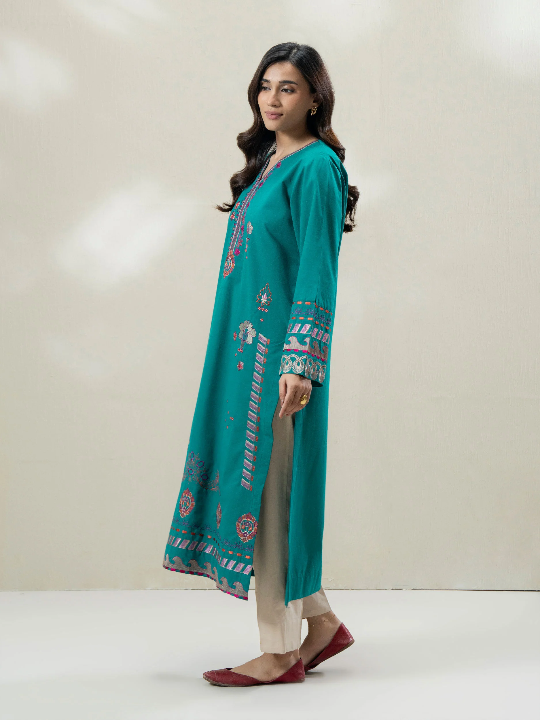 Yarn Dyed Shirt-Embroidered (Pret) - Image 3