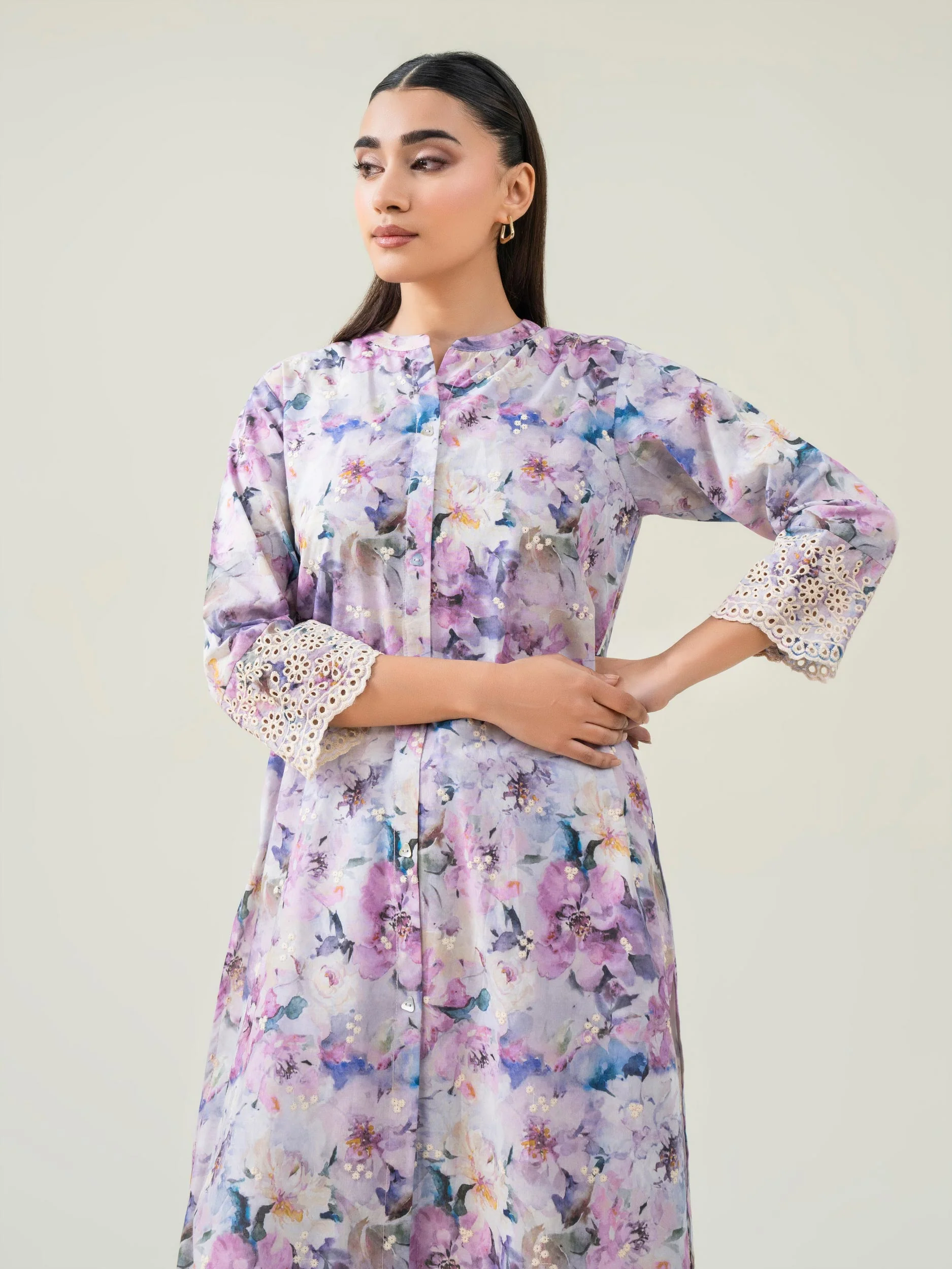 Lawn Tunic-Embroidered (Pret) - Image 2
