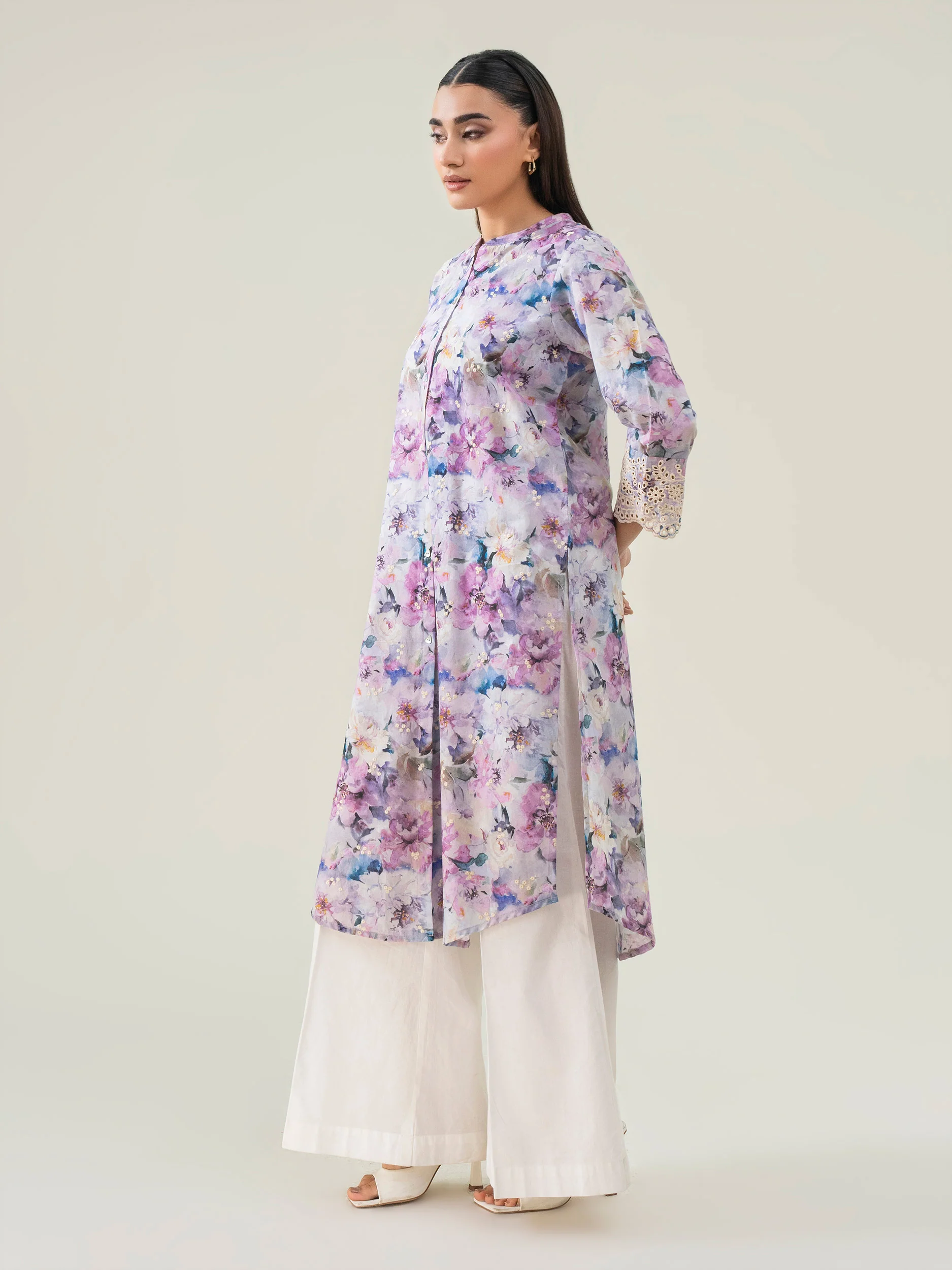 Lawn Tunic-Embroidered (Pret) - Image 4