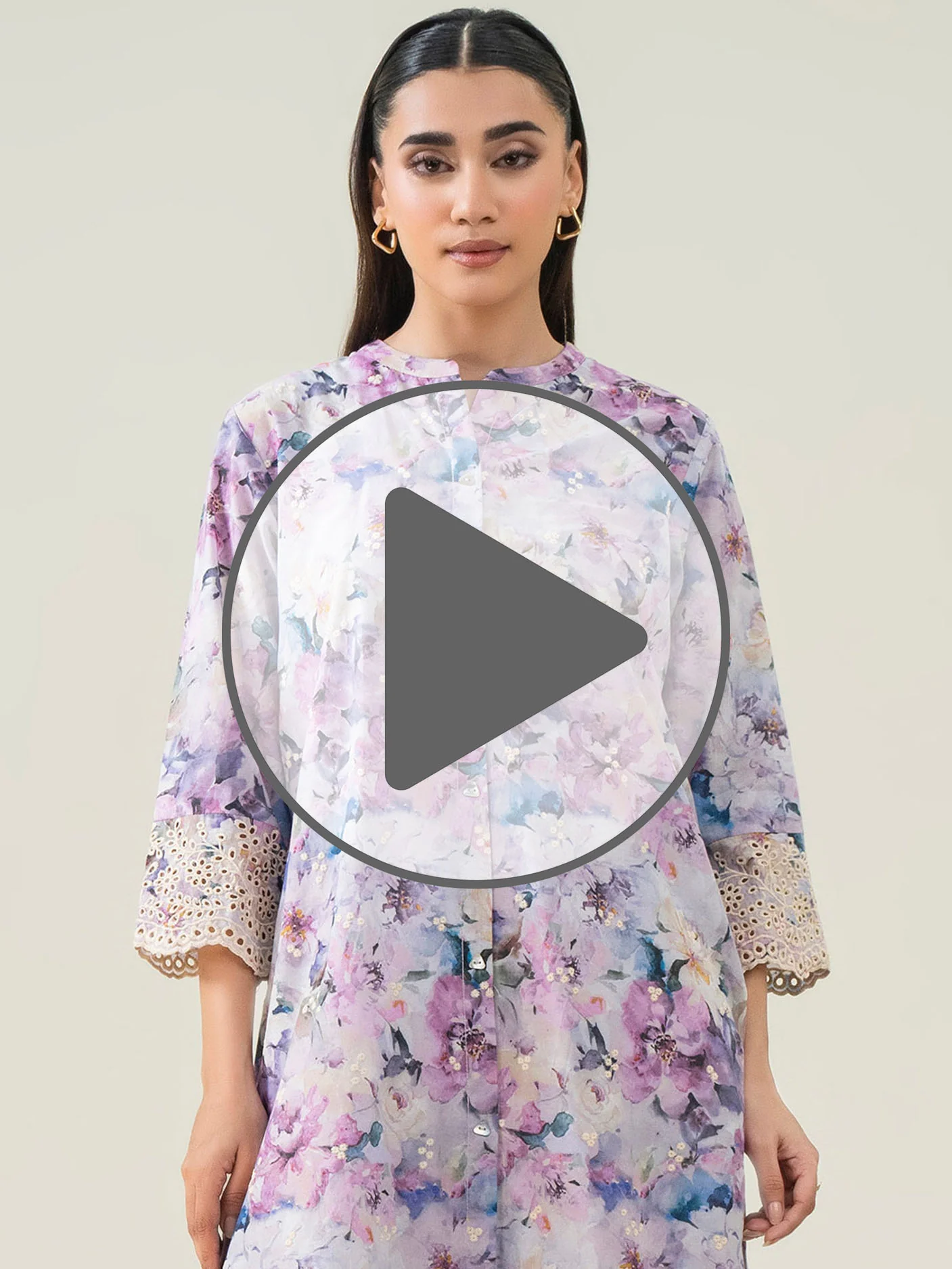 Lawn Tunic-Embroidered (Pret) - Image 7