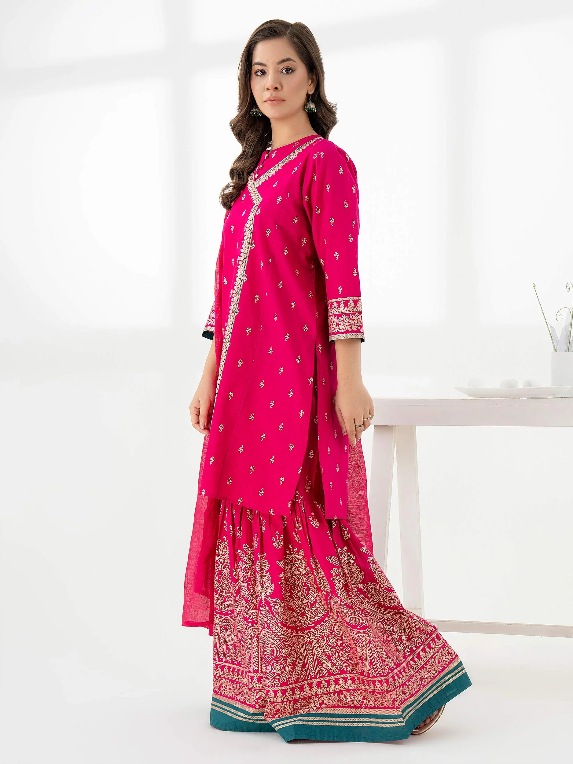 3 Piece Lawn Suit-Embroidered (Pret) - Image 3