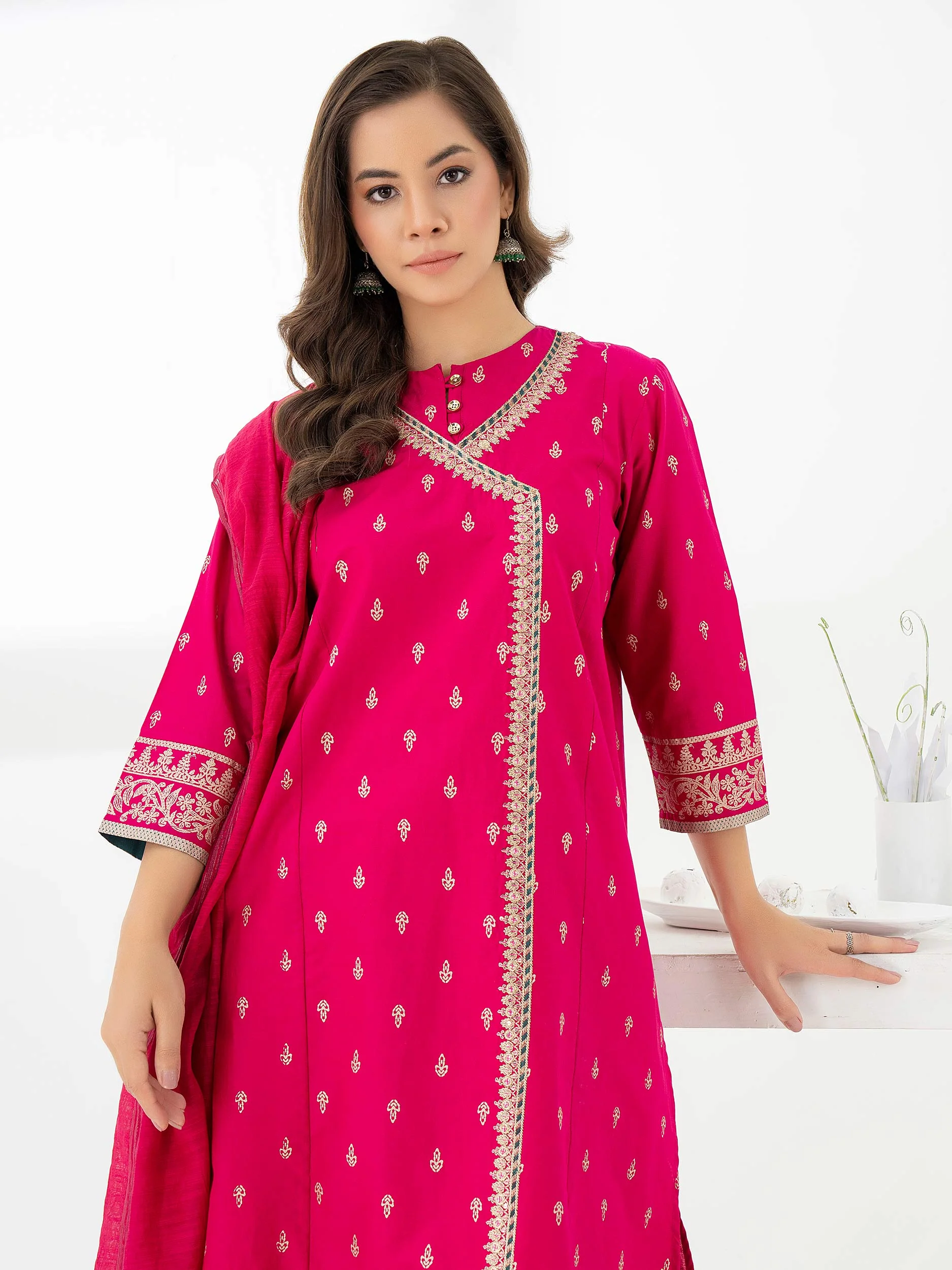 3 Piece Lawn Suit-Embroidered (Pret) - Image 4