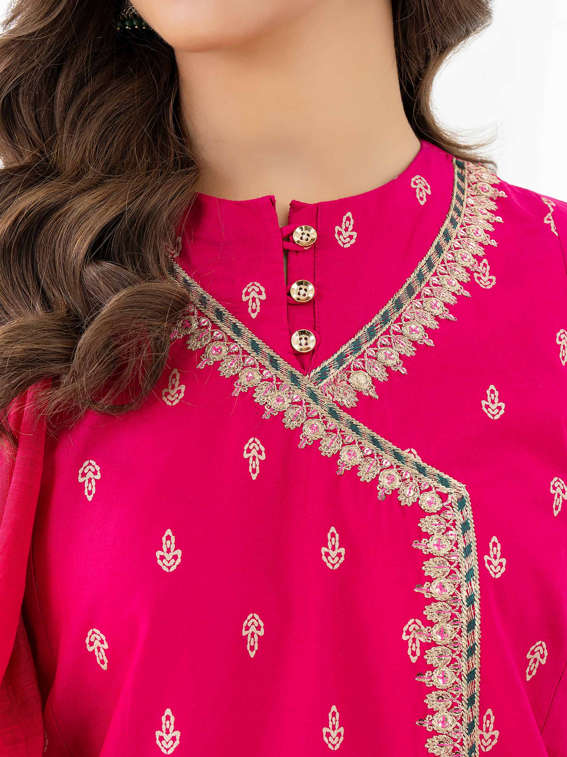 3 Piece Lawn Suit-Embroidered (Pret) - Image 7