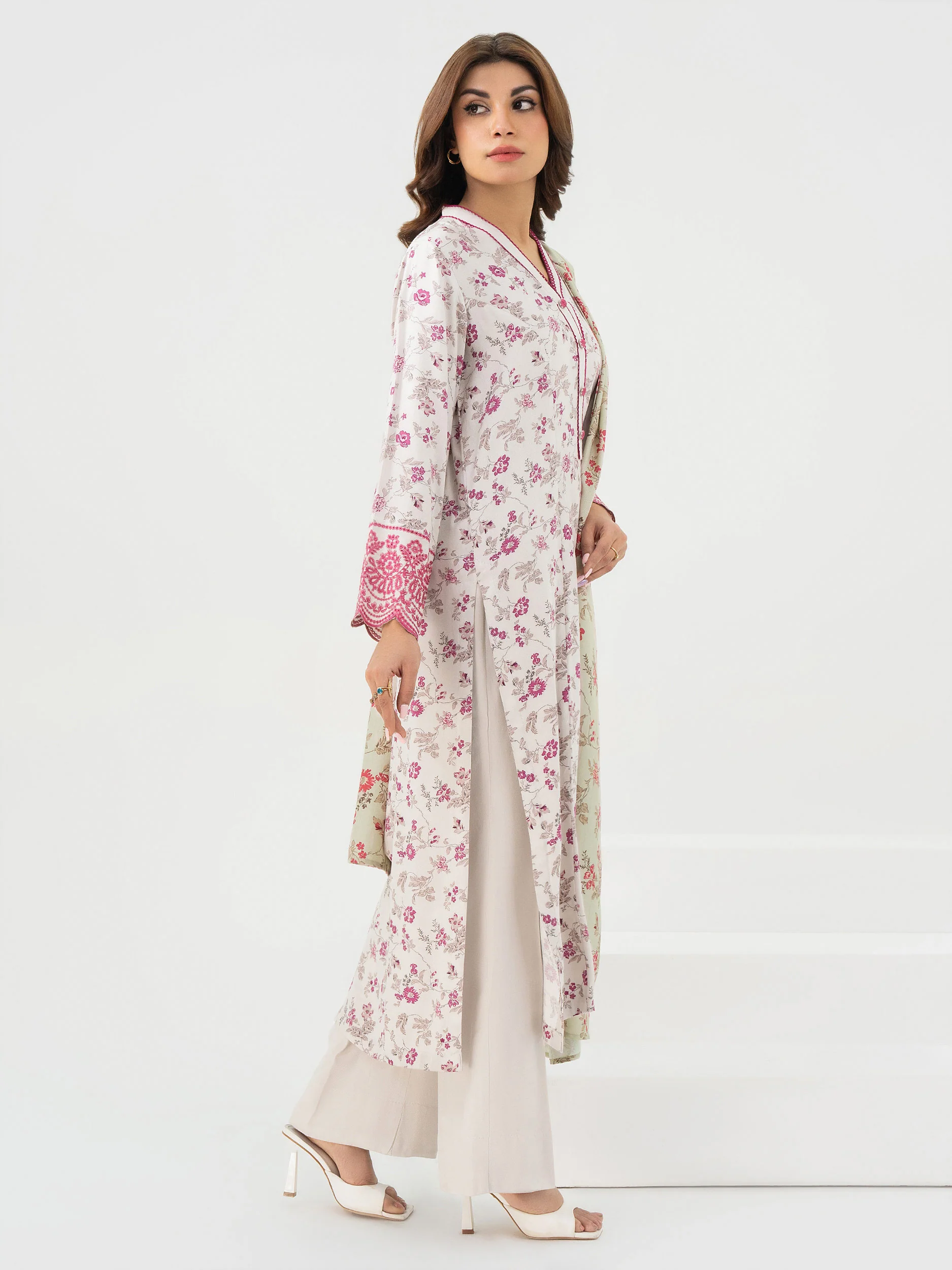 3 Piece Marina Suit-Printed (Pret) - Image 3