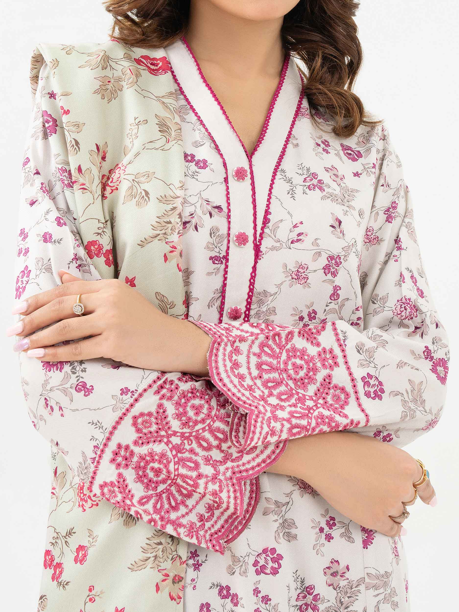 3 Piece Marina Suit-Printed (Pret) - Image 6