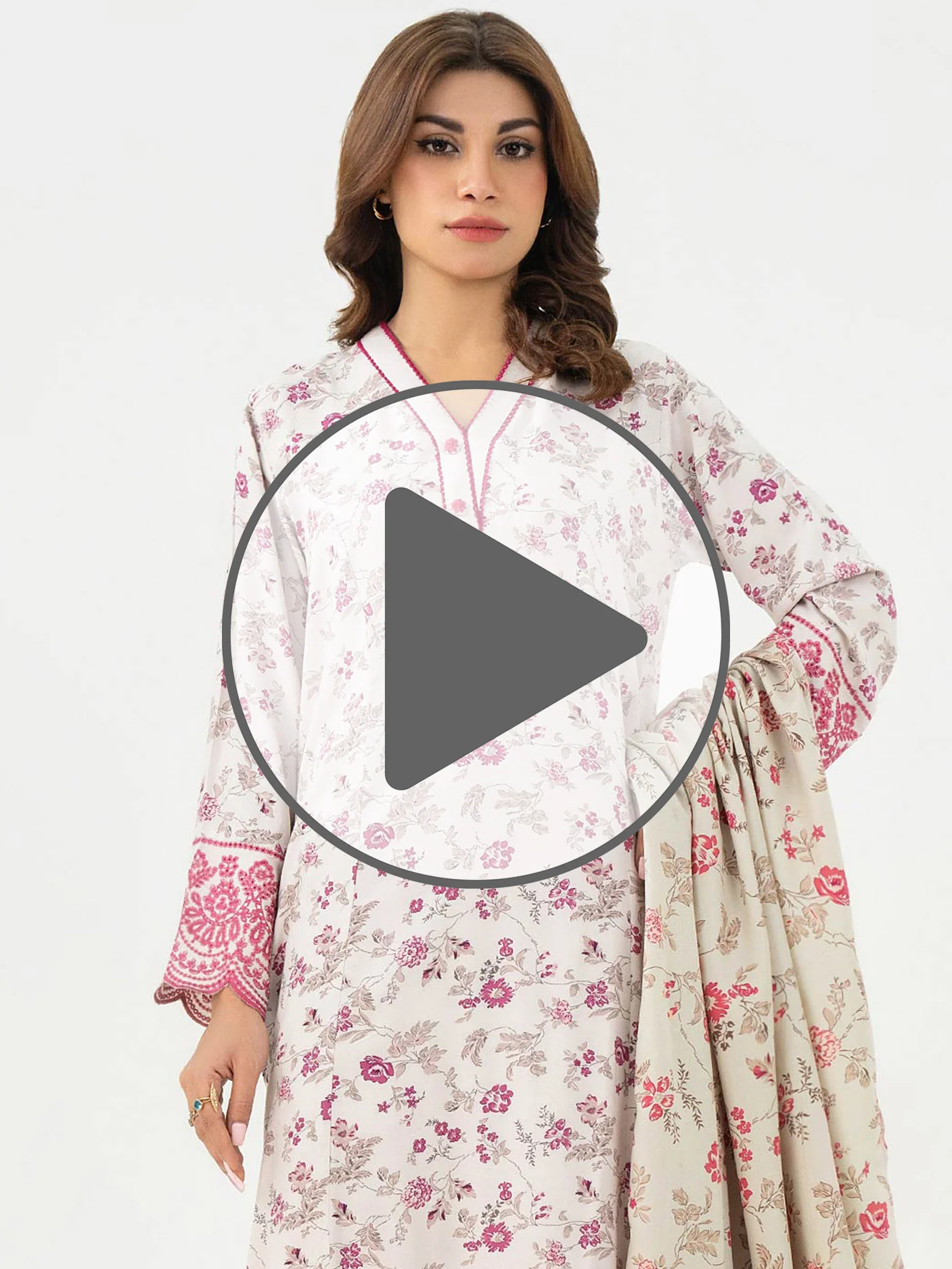 3 Piece Marina Suit-Printed (Pret) - Image 7
