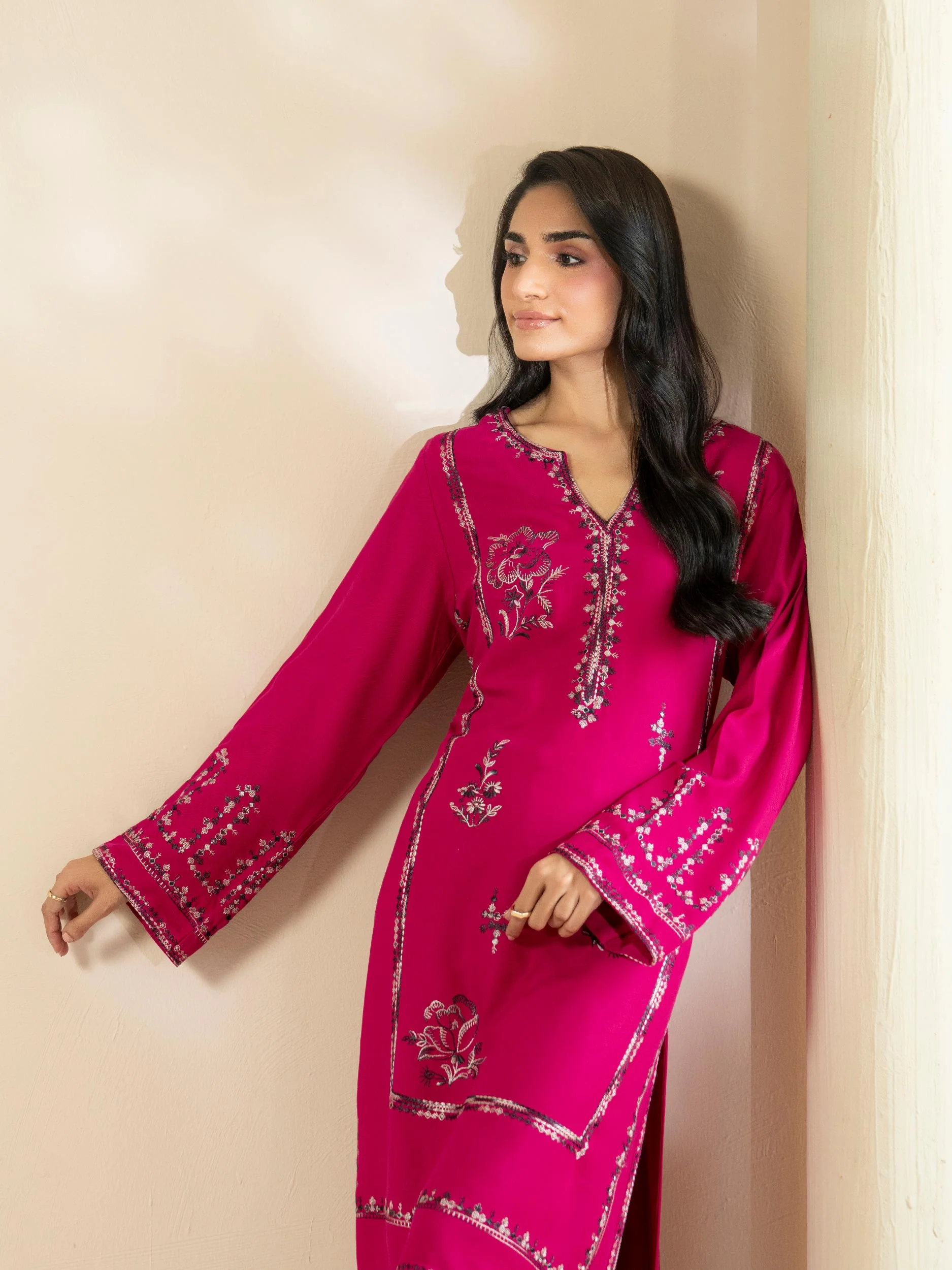2-Piece Marina Suit- Embroidered (Pret) - Image 3