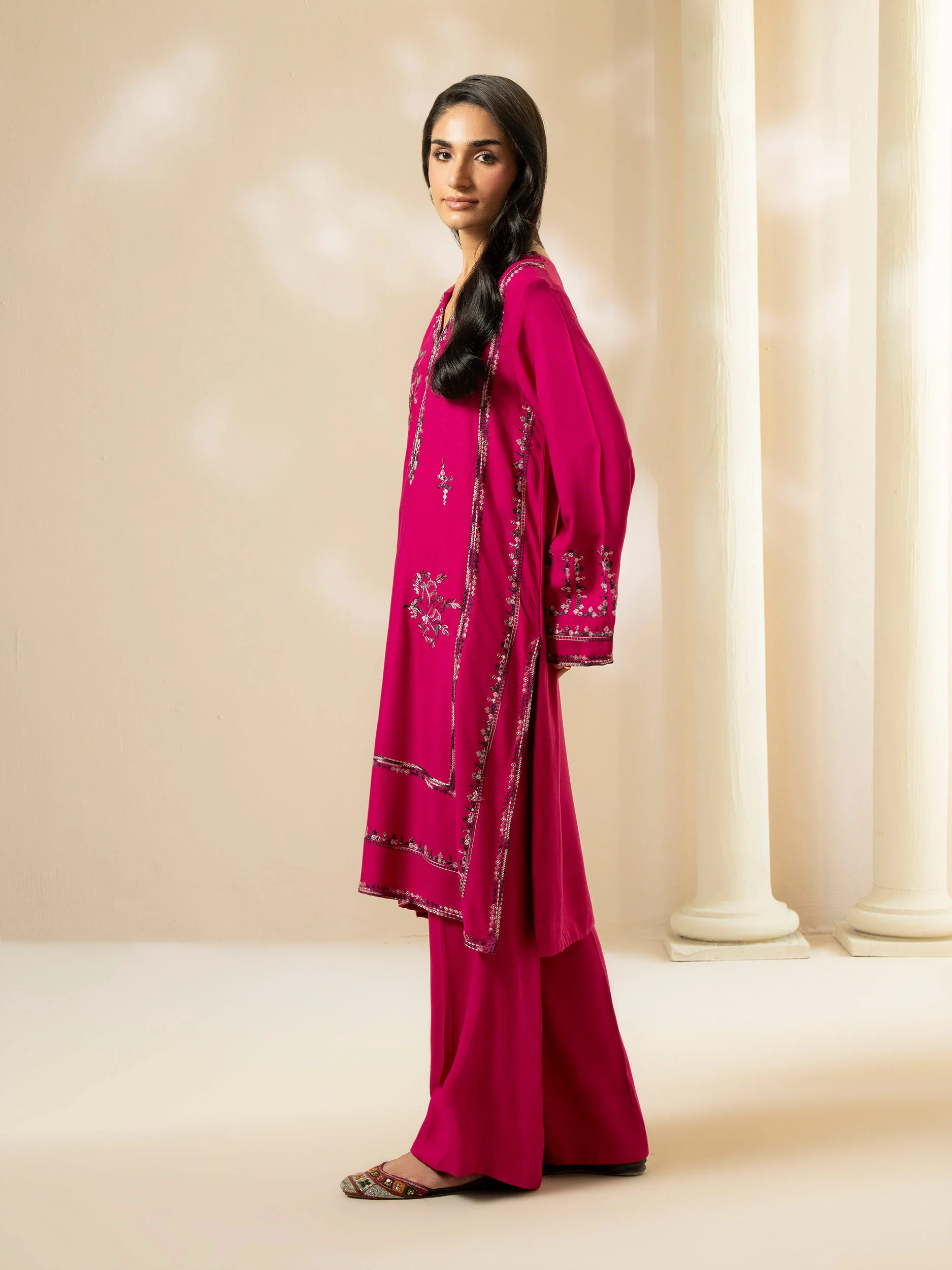 2-Piece Marina Suit- Embroidered (Pret) - Image 4