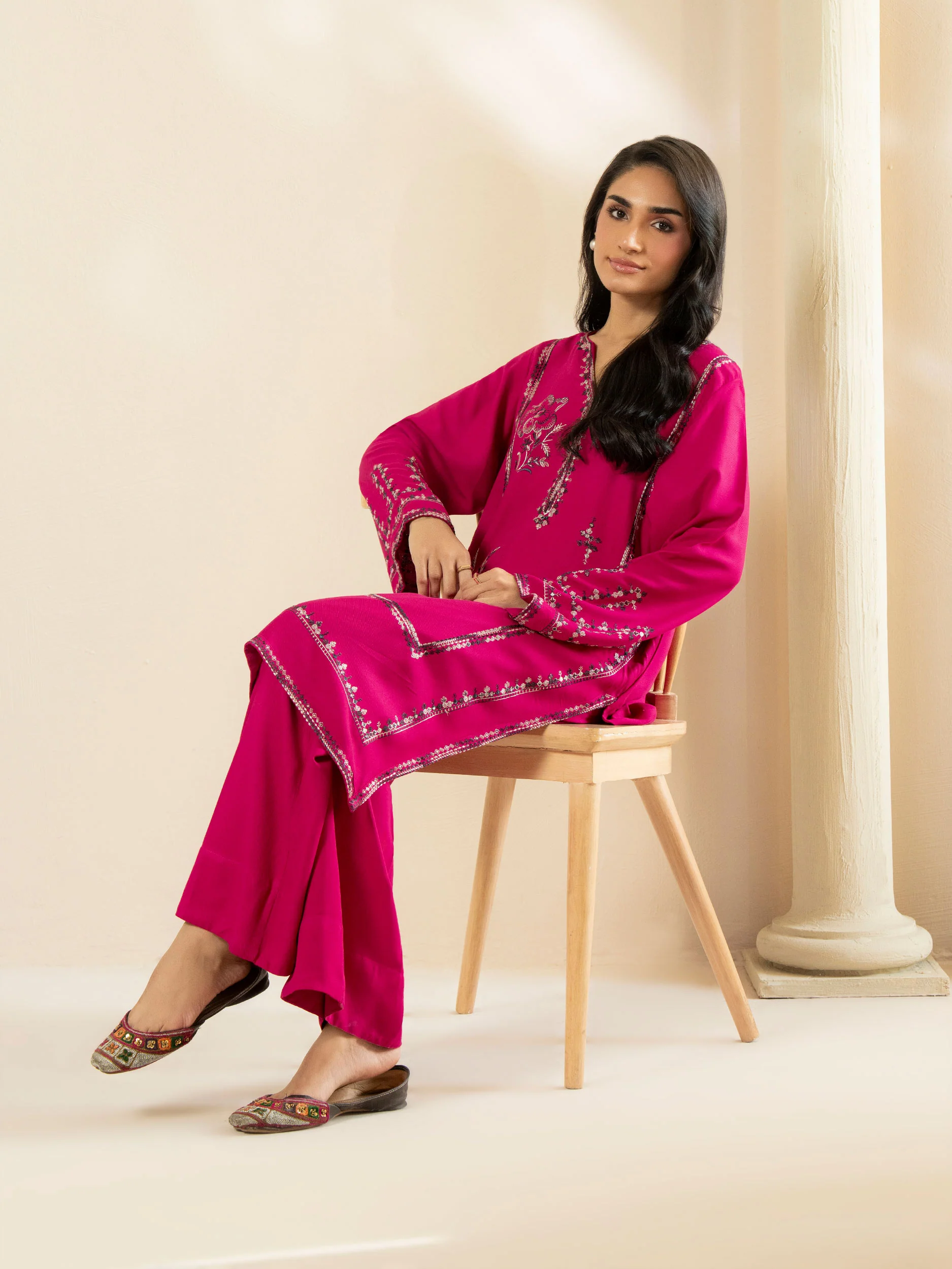 2-Piece Marina Suit- Embroidered (Pret) - Image 5