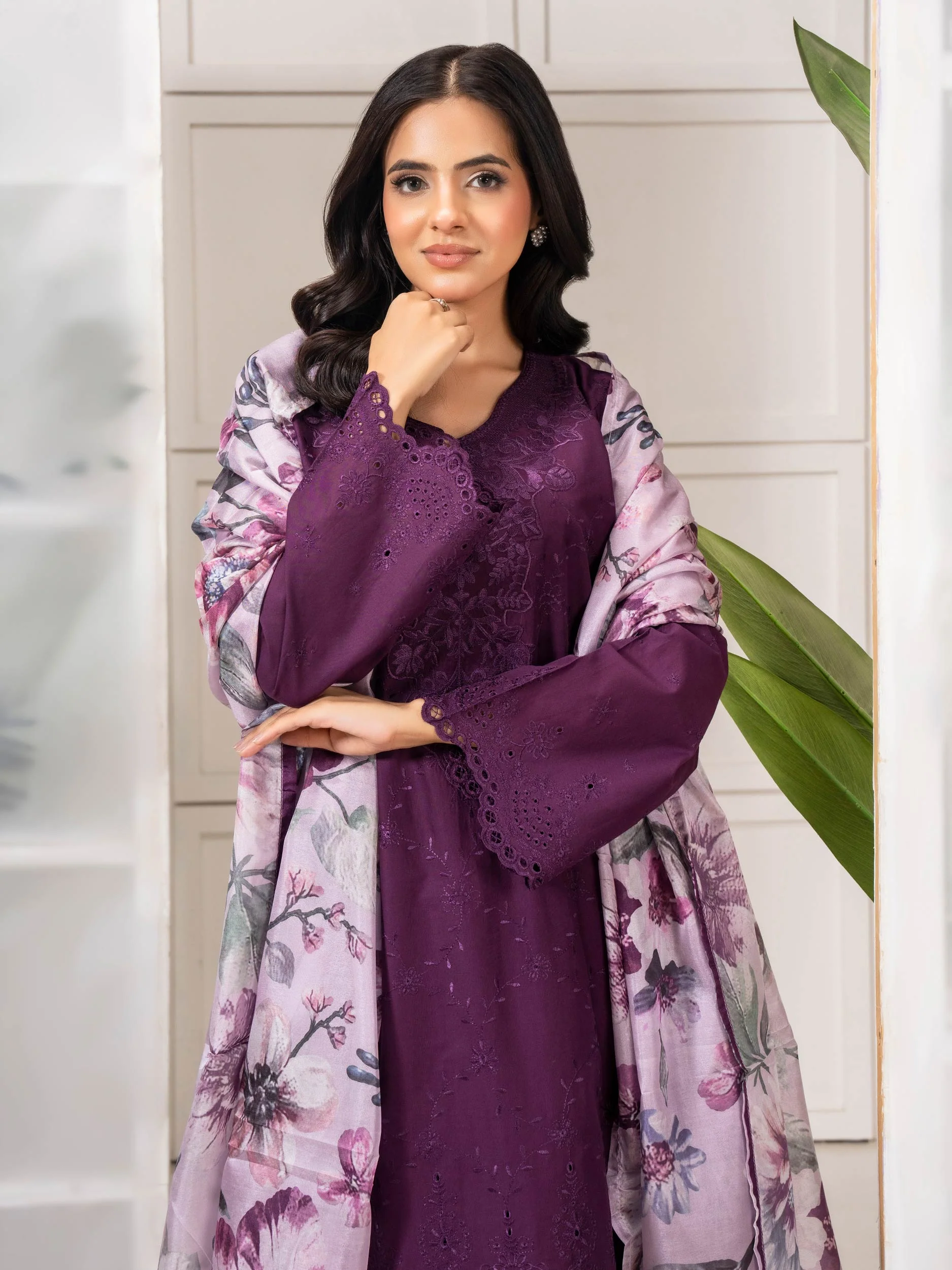 3 Piece Lawn Suit-Embroidered (Pret) - Image 4
