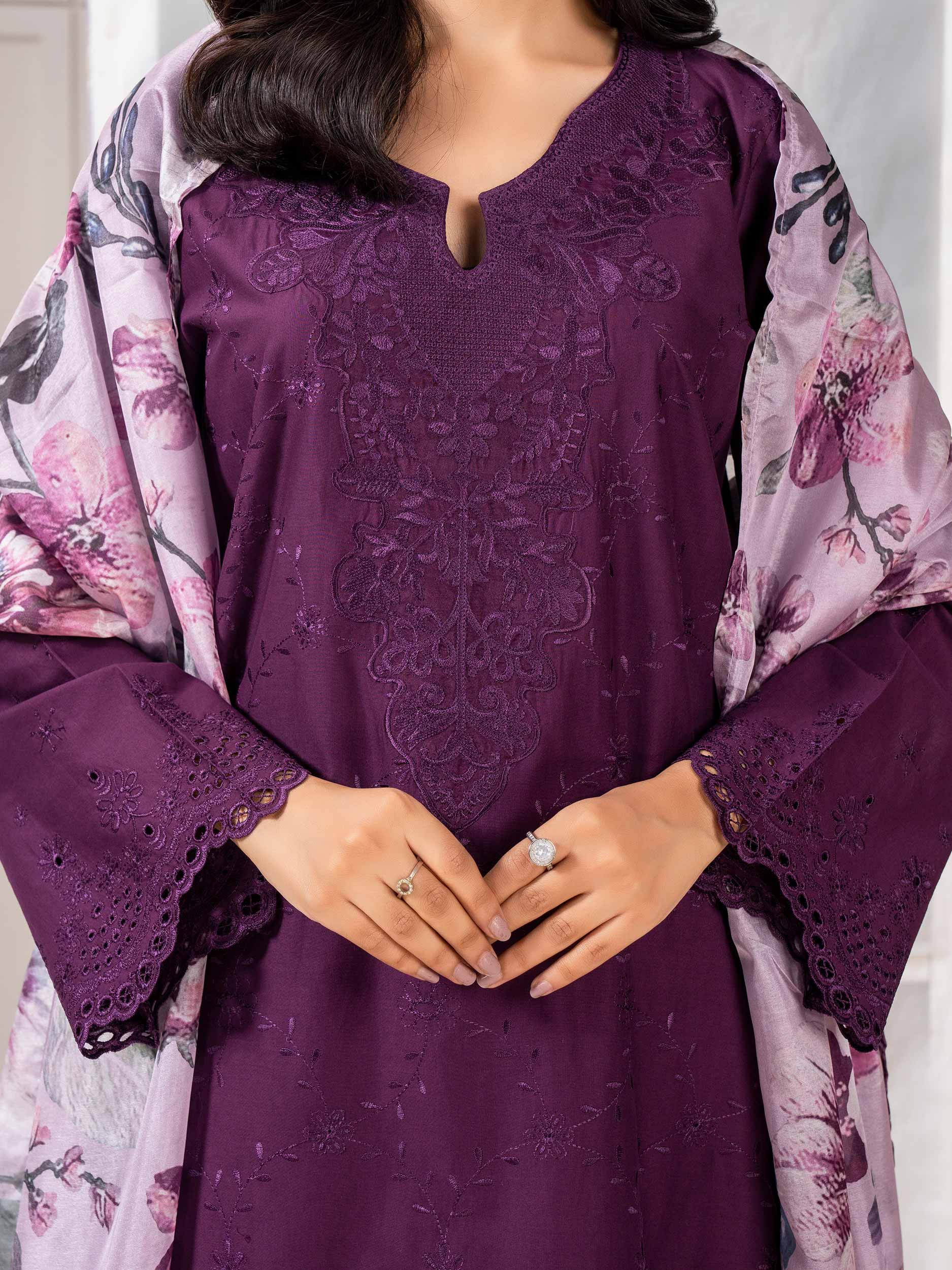 3 Piece Lawn Suit-Embroidered (Pret) - Image 6