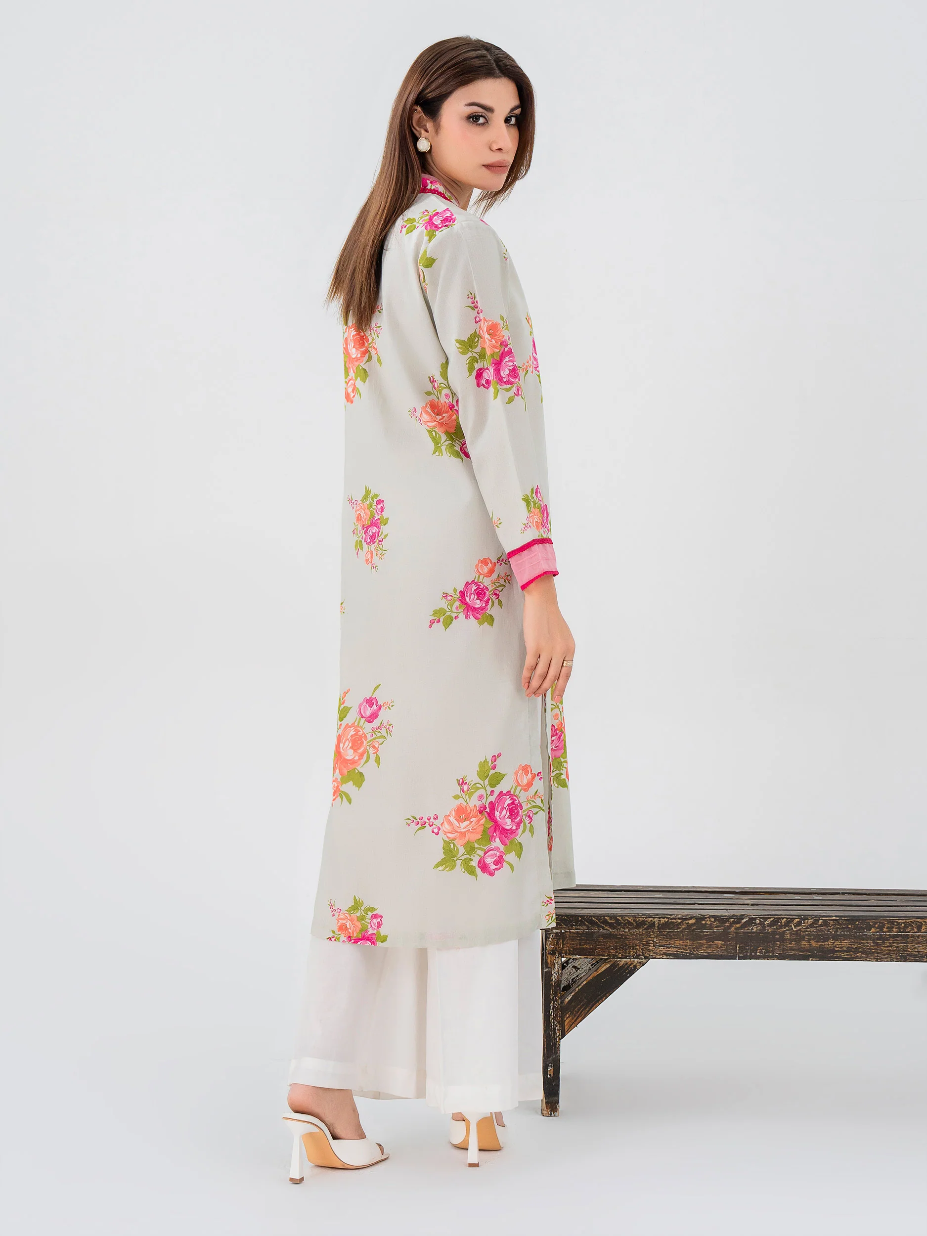 Khaddar Shirt-Printed (Pret) - Image 5