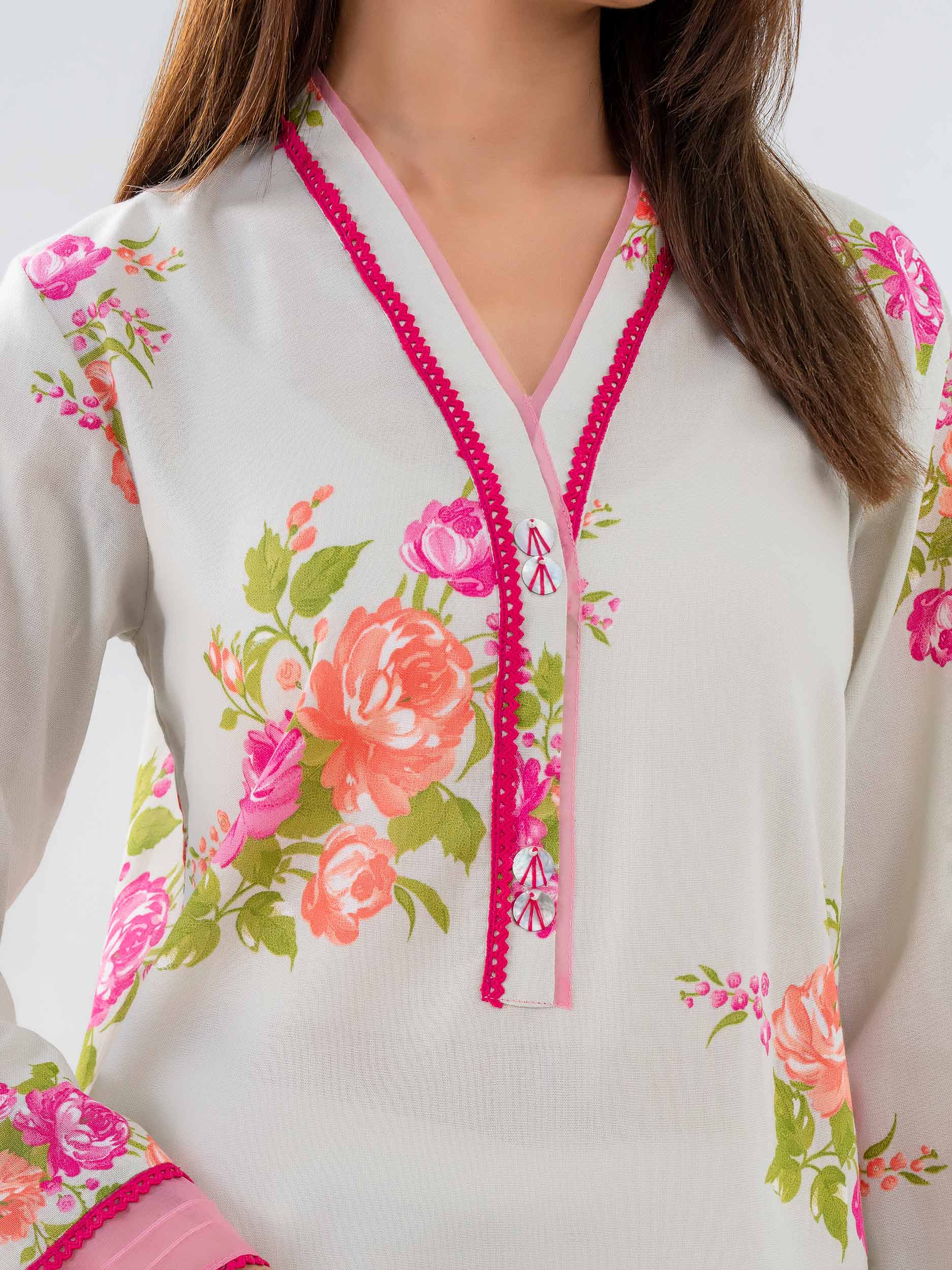 Khaddar Shirt-Printed (Pret) - Image 6