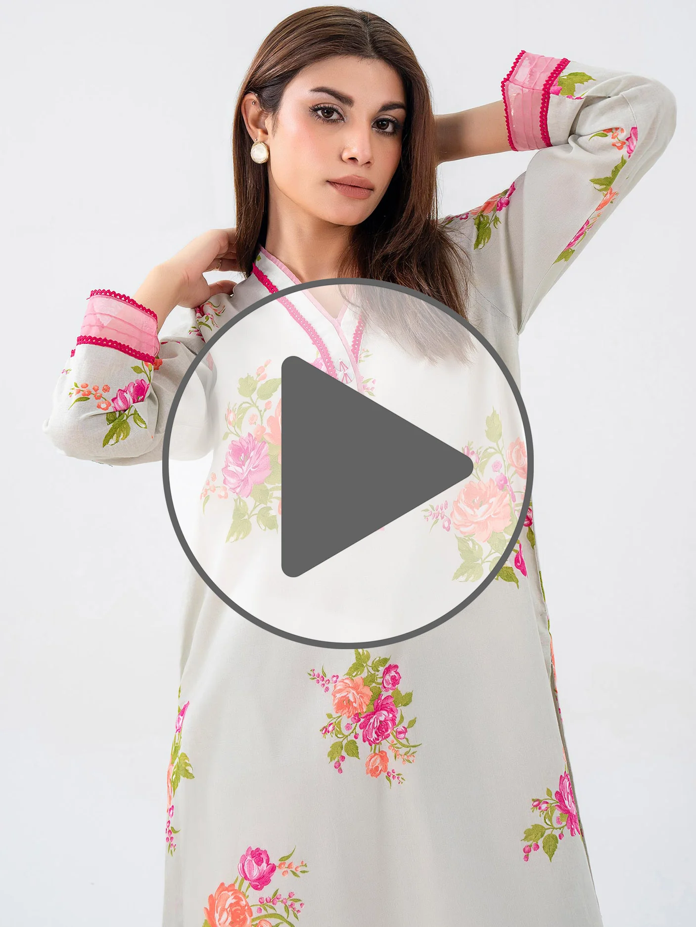Khaddar Shirt-Printed (Pret) - Image 7