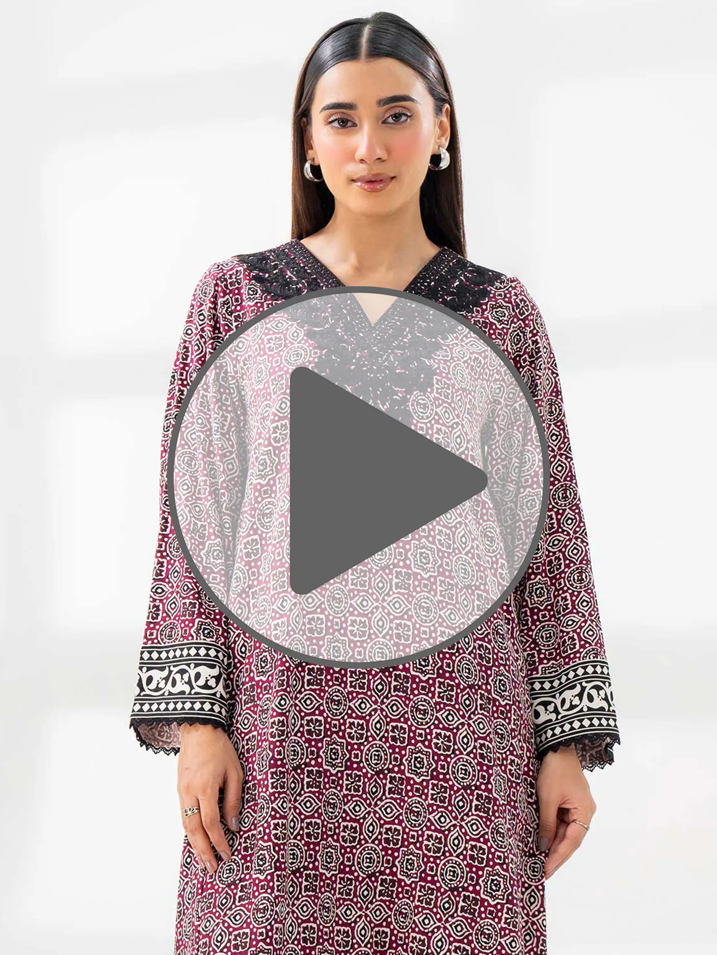 Linen Shirt-Embroidered (Pret) - Image 7