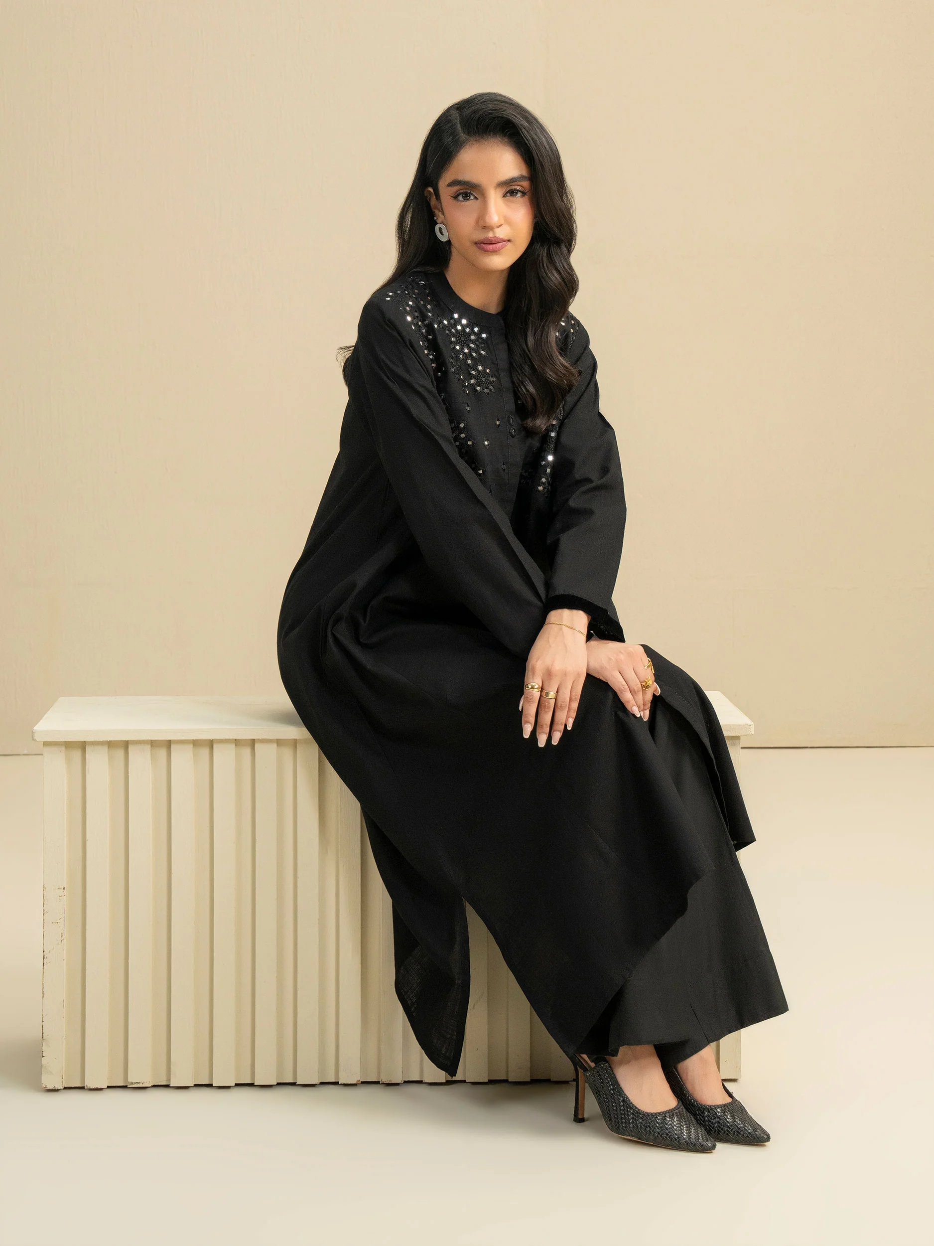 Khaddar Shirt-Embroidered (Pret) - Image 11