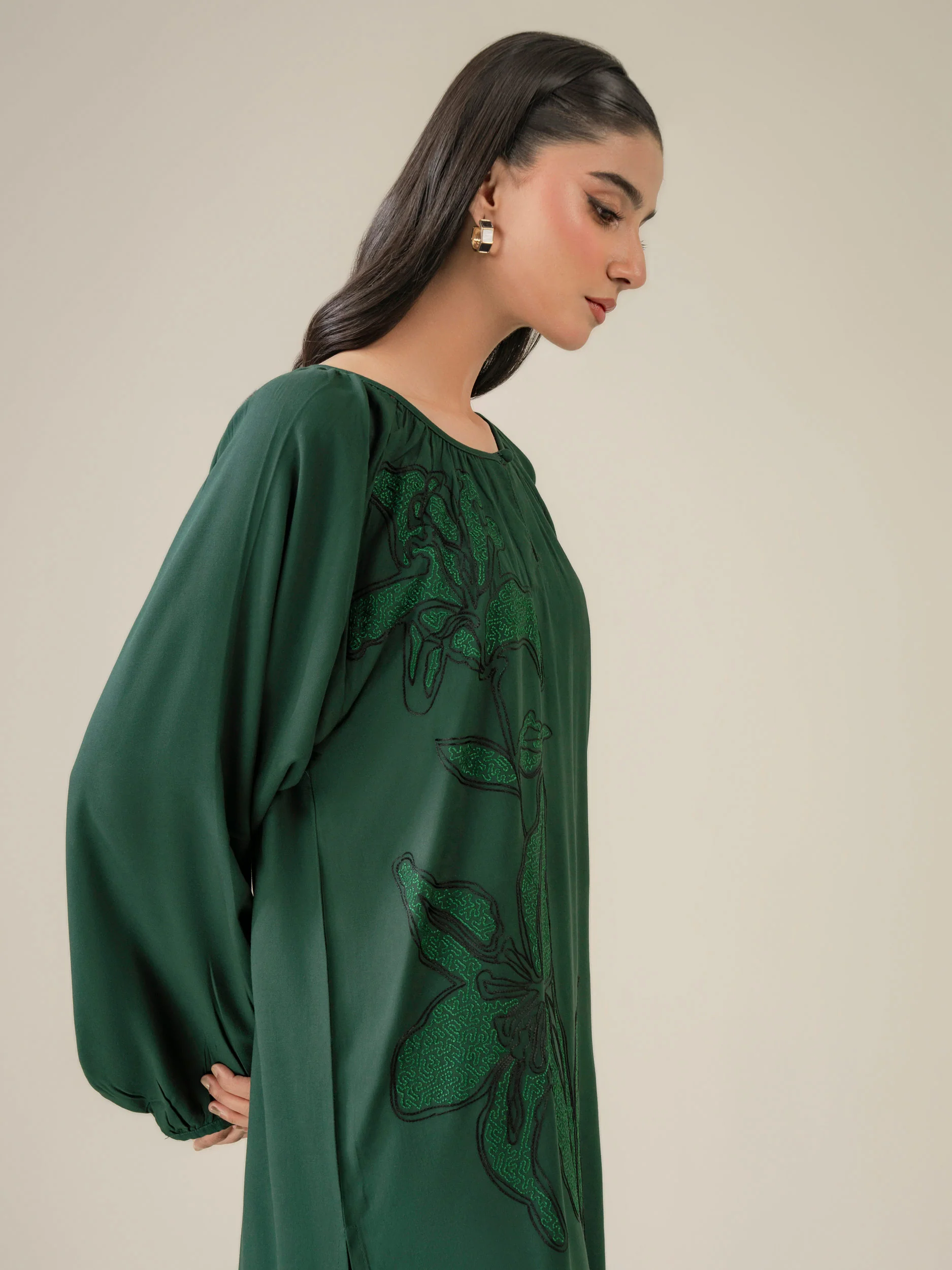 2 Piece Stone Suit-Embroidered (Pret) - Image 2