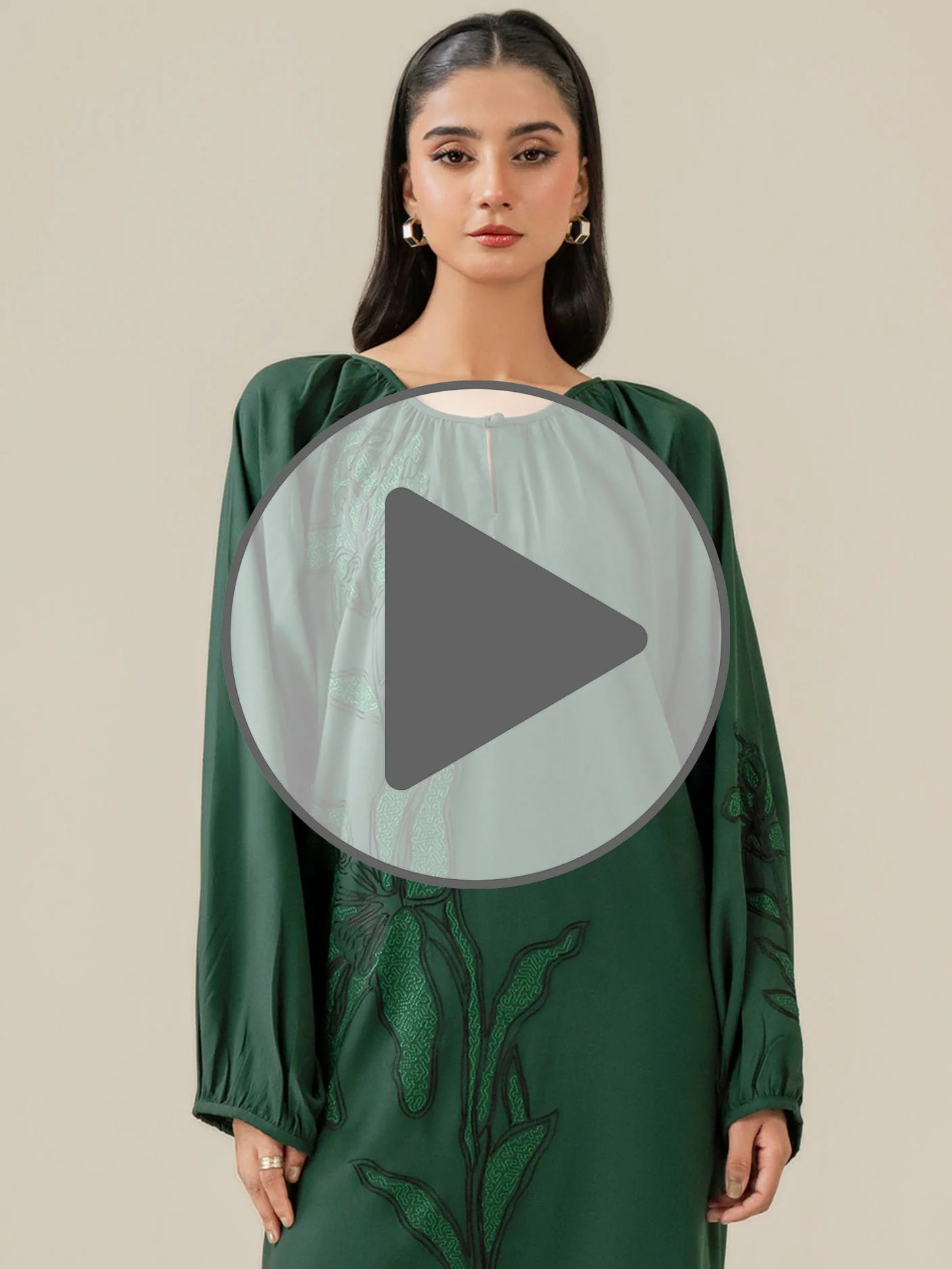 2 Piece Stone Suit-Embroidered (Pret) - Image 6