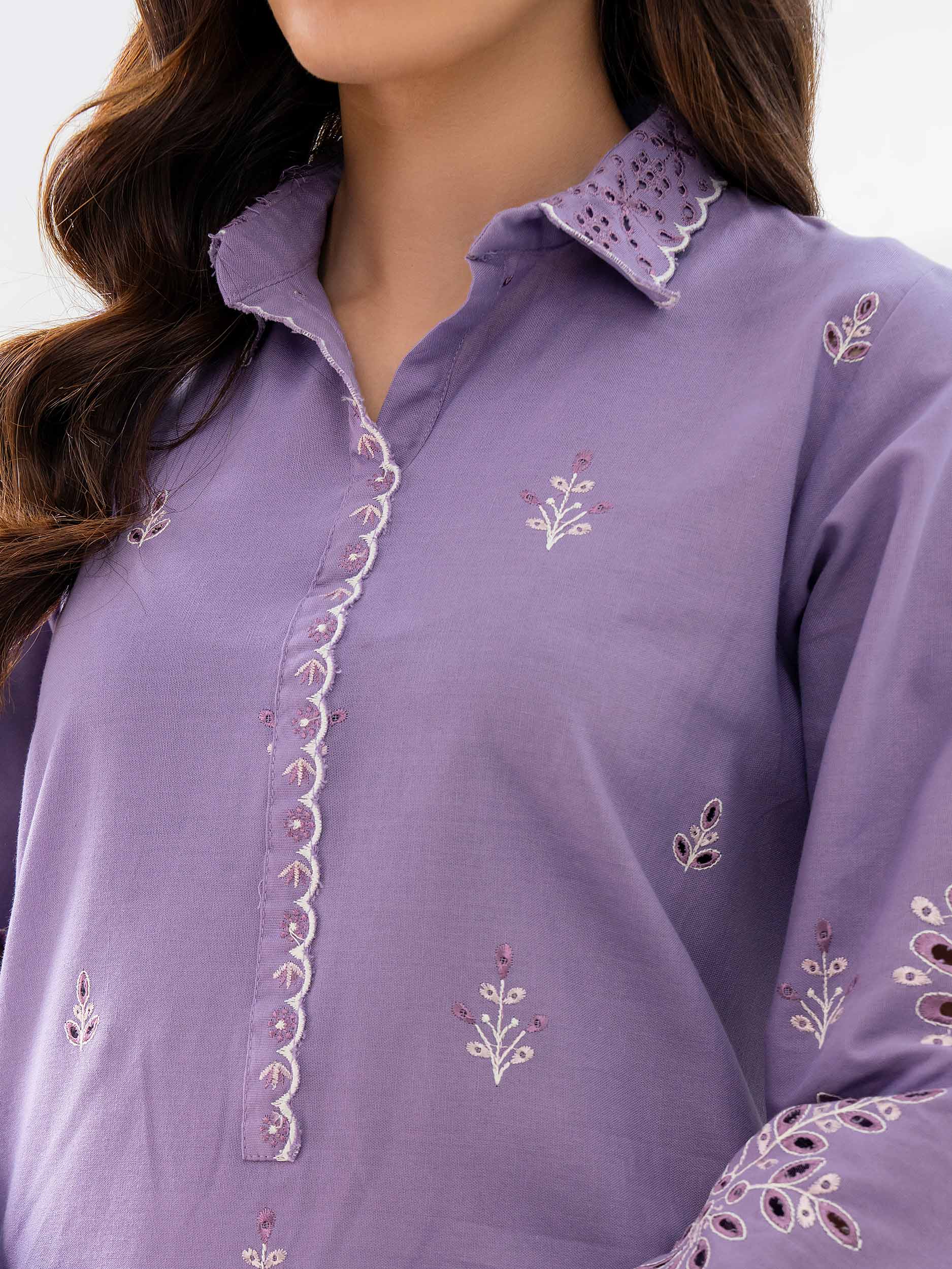Khaddar Shirt-Embroidered (Pret) - Image 5