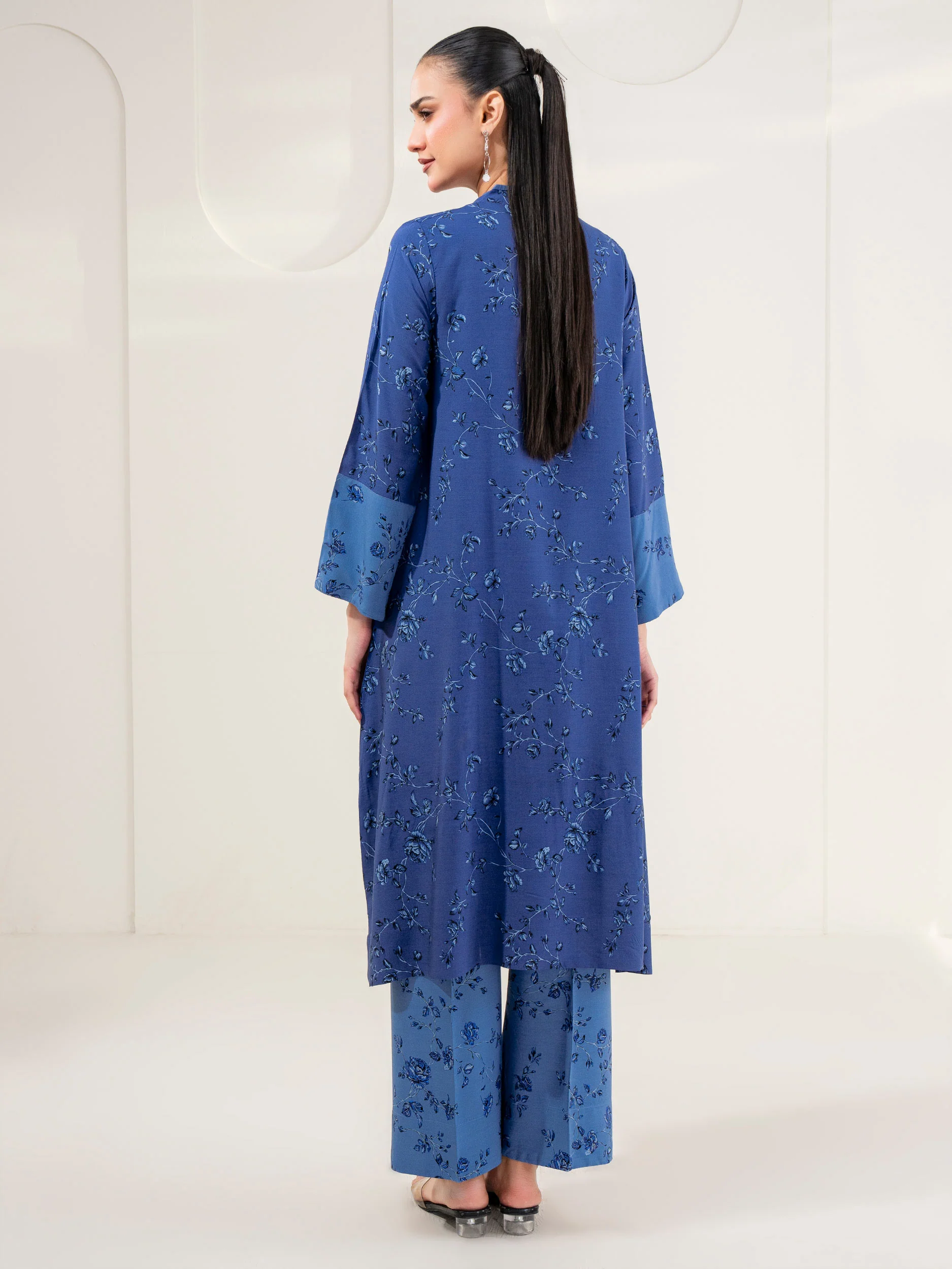 2 Piece Linen Suit-Printed (Pret) - Image 4